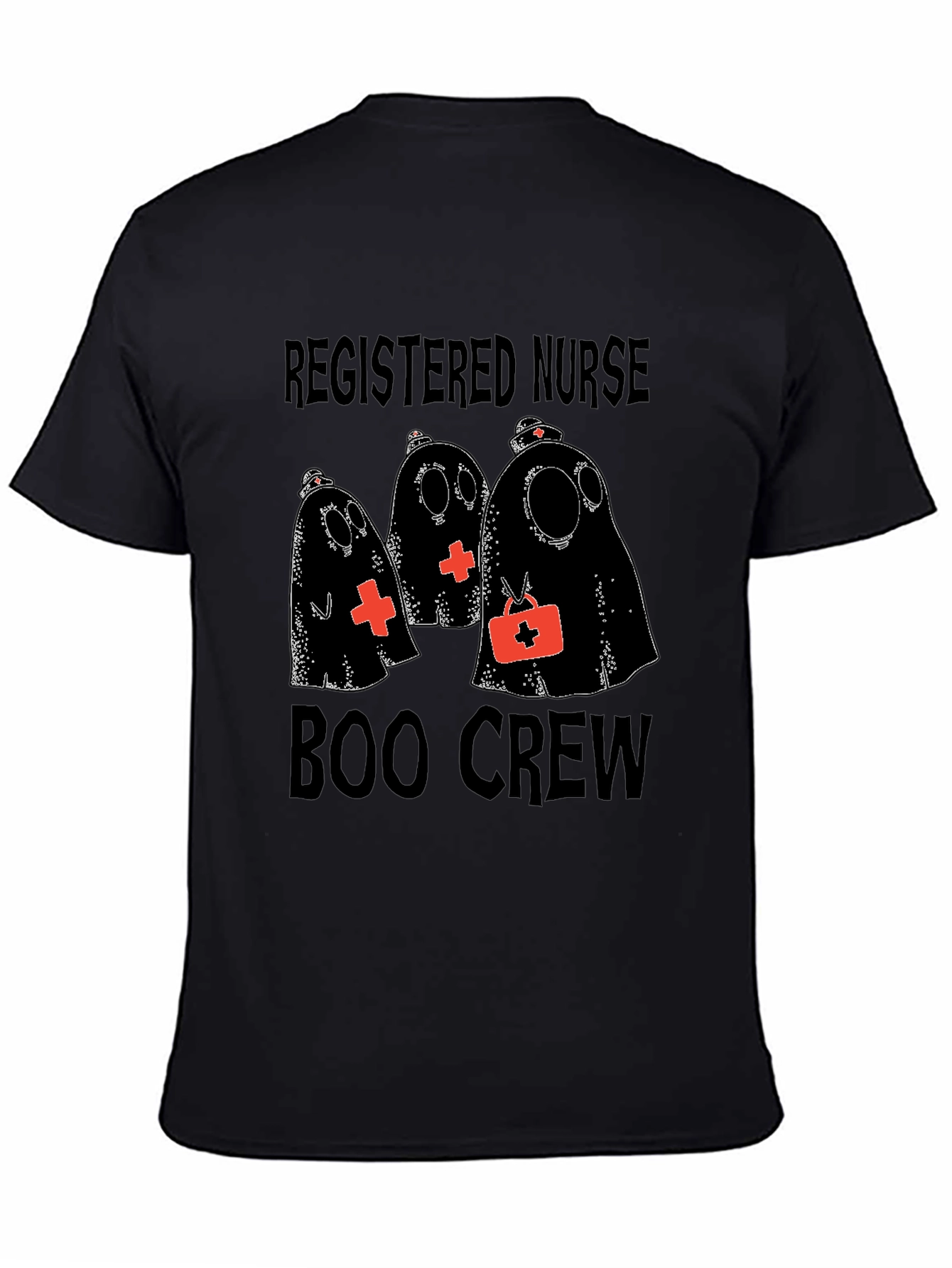 Registered Nurse Boo Crew Halloween T-Shirt