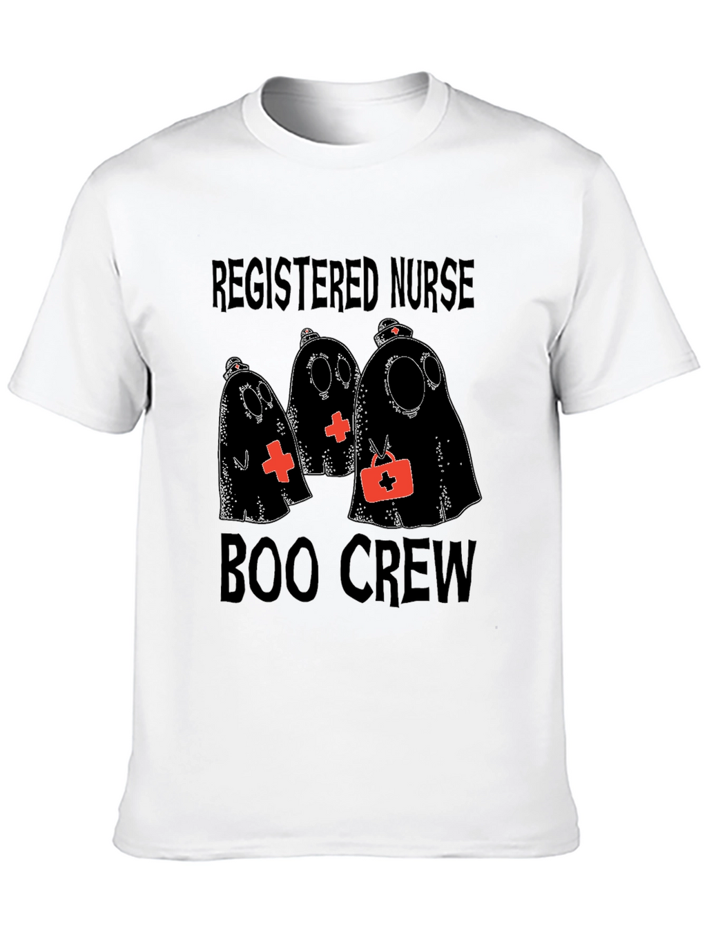Registered Nurse Boo Crew Halloween T-Shirt