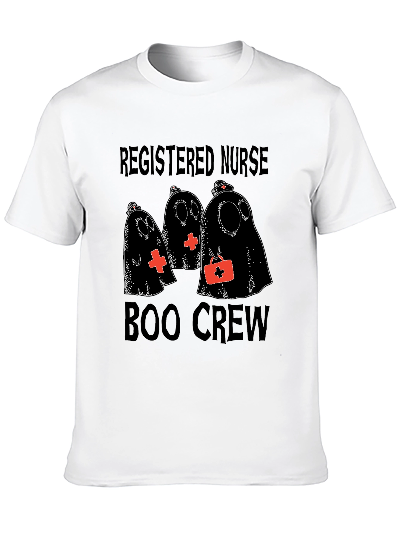 Registered Nurse Boo Crew Halloween T-Shirt