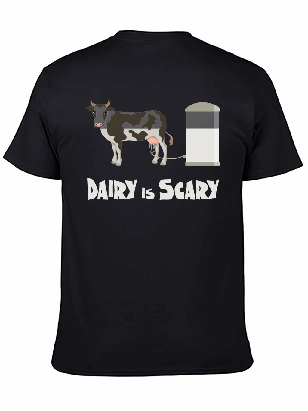Dairy is Scary T-Shirt - Vegan Graphic Tee