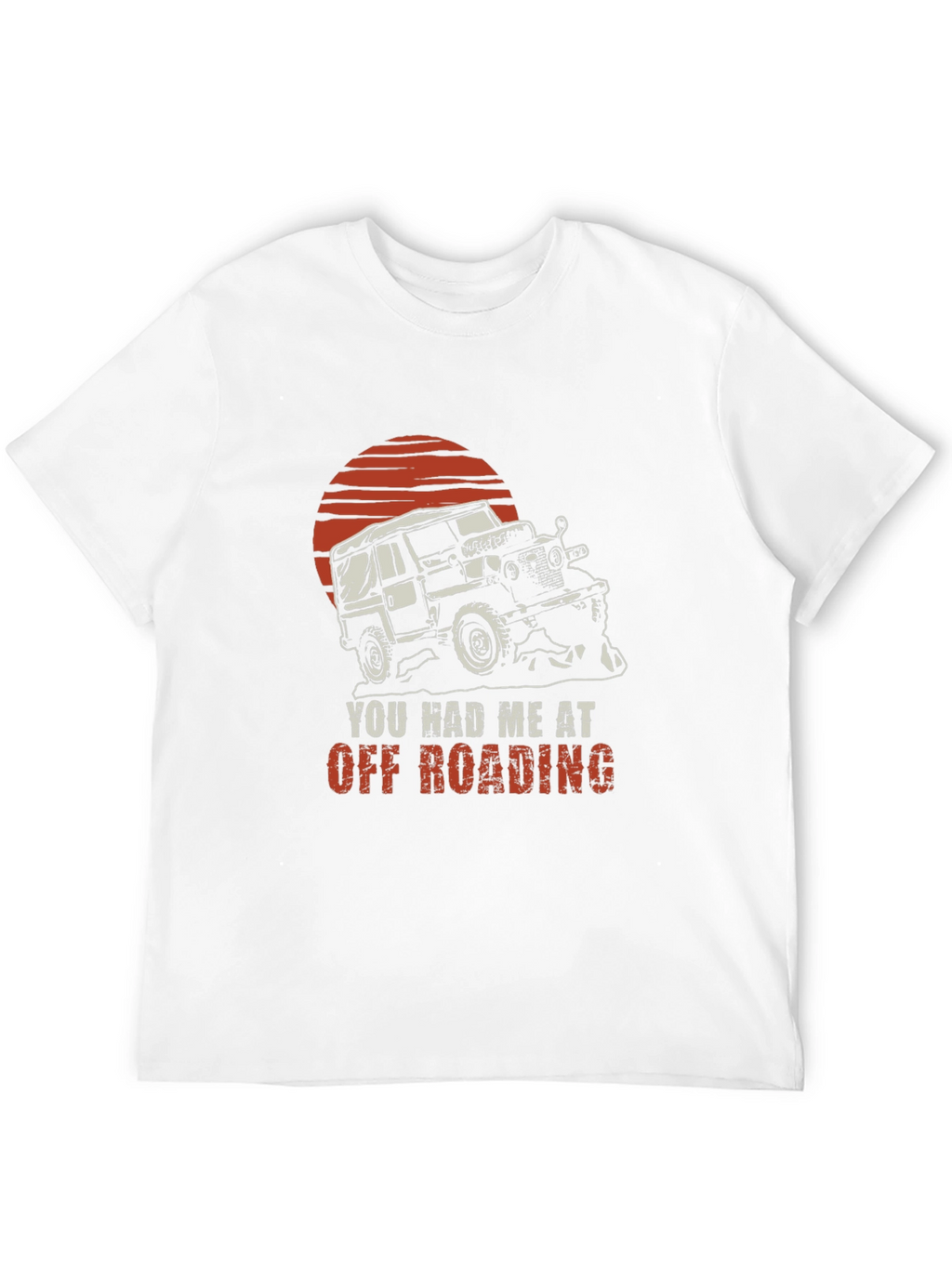 Off Roading Graphic Tee - Black Cotton T-Shirt