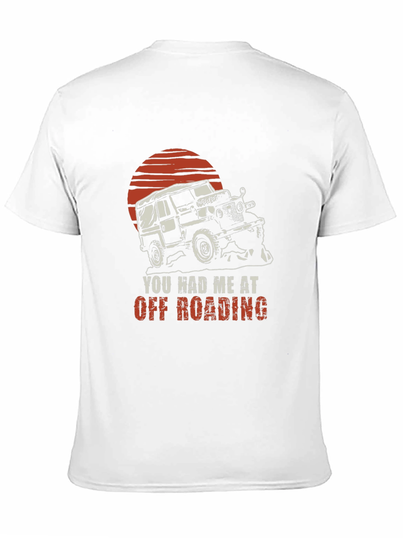 Off Roading Graphic Tee - Black Cotton T-Shirt