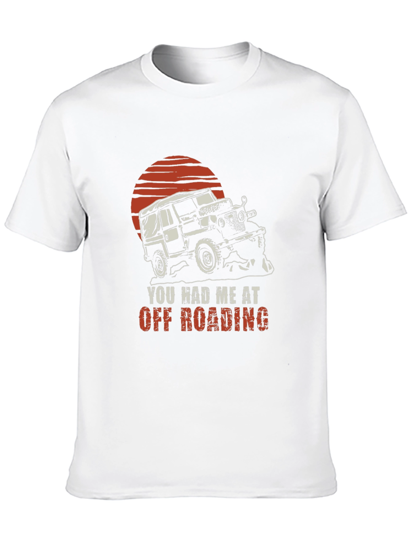 Off Roading Graphic Tee - Black Cotton T-Shirt
