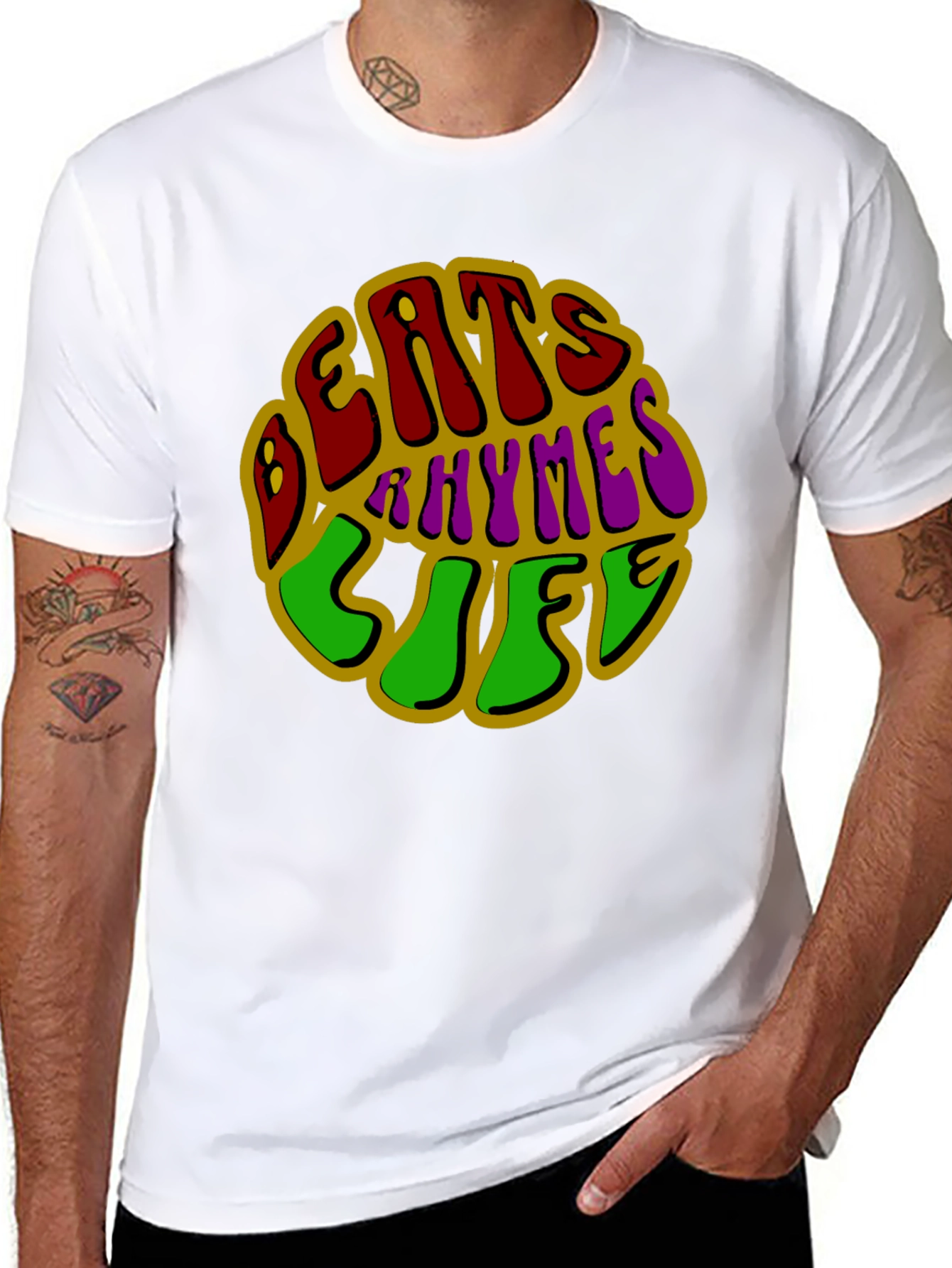 Beats Rhymes Life Graphic T-Shirt