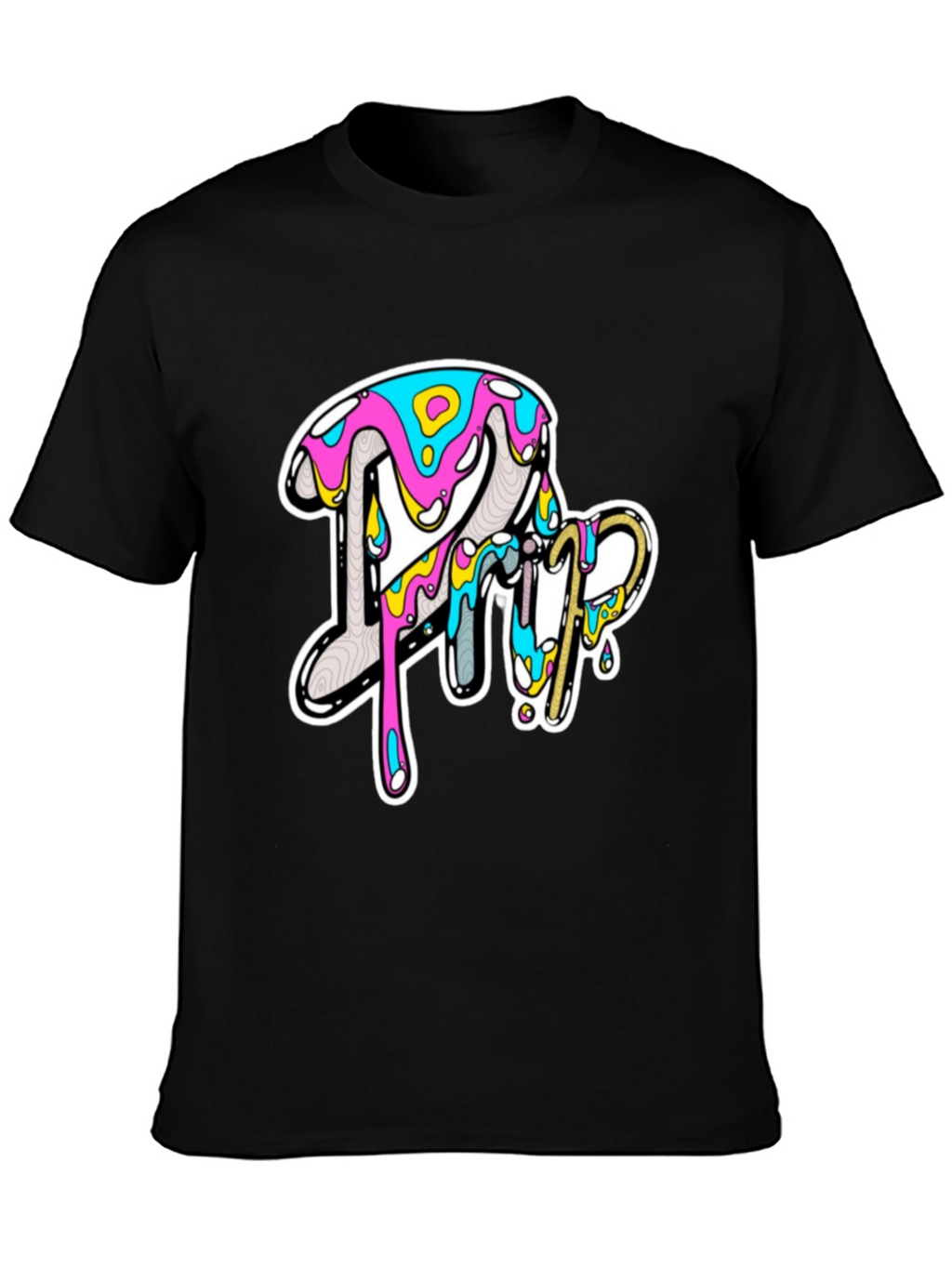 Bold Graphic Print Tee - Casual Style