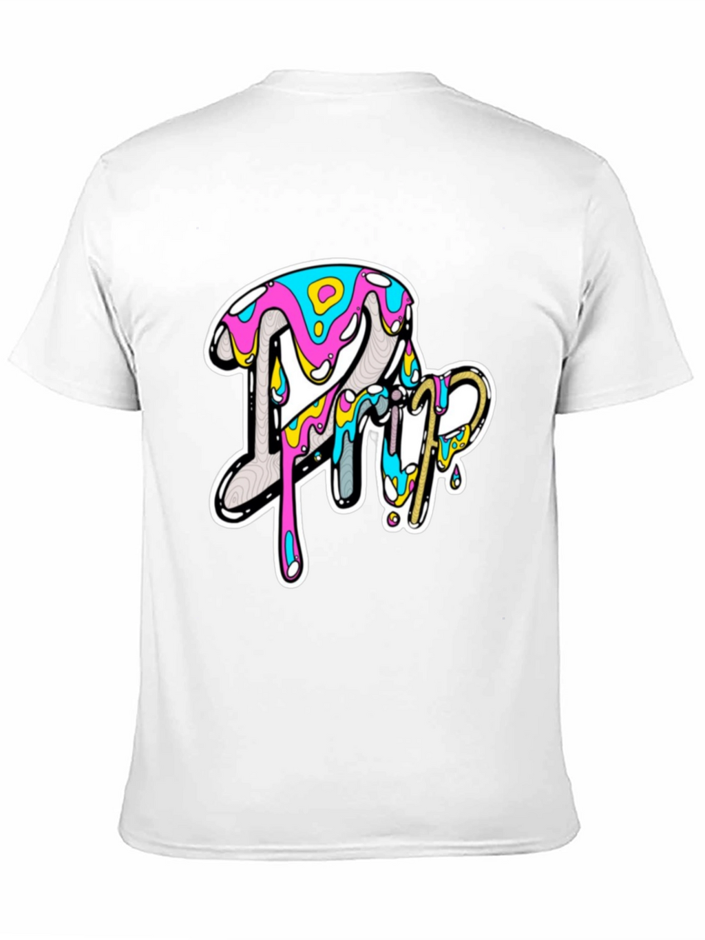 Bold Graphic Print Tee - Casual Style