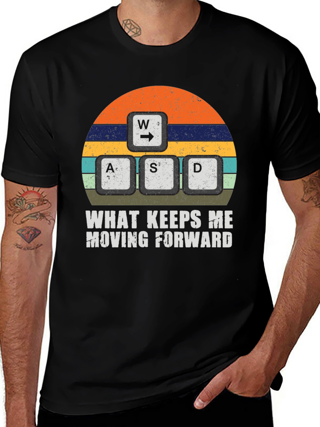 Gamer W A S D Keys T-Shirt