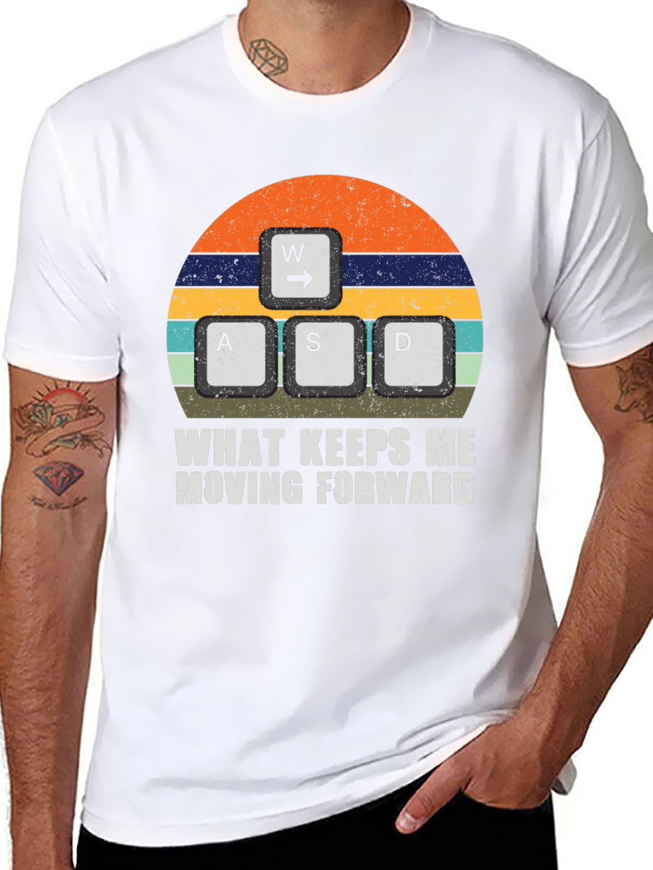 Gamer W A S D Keys T-Shirt