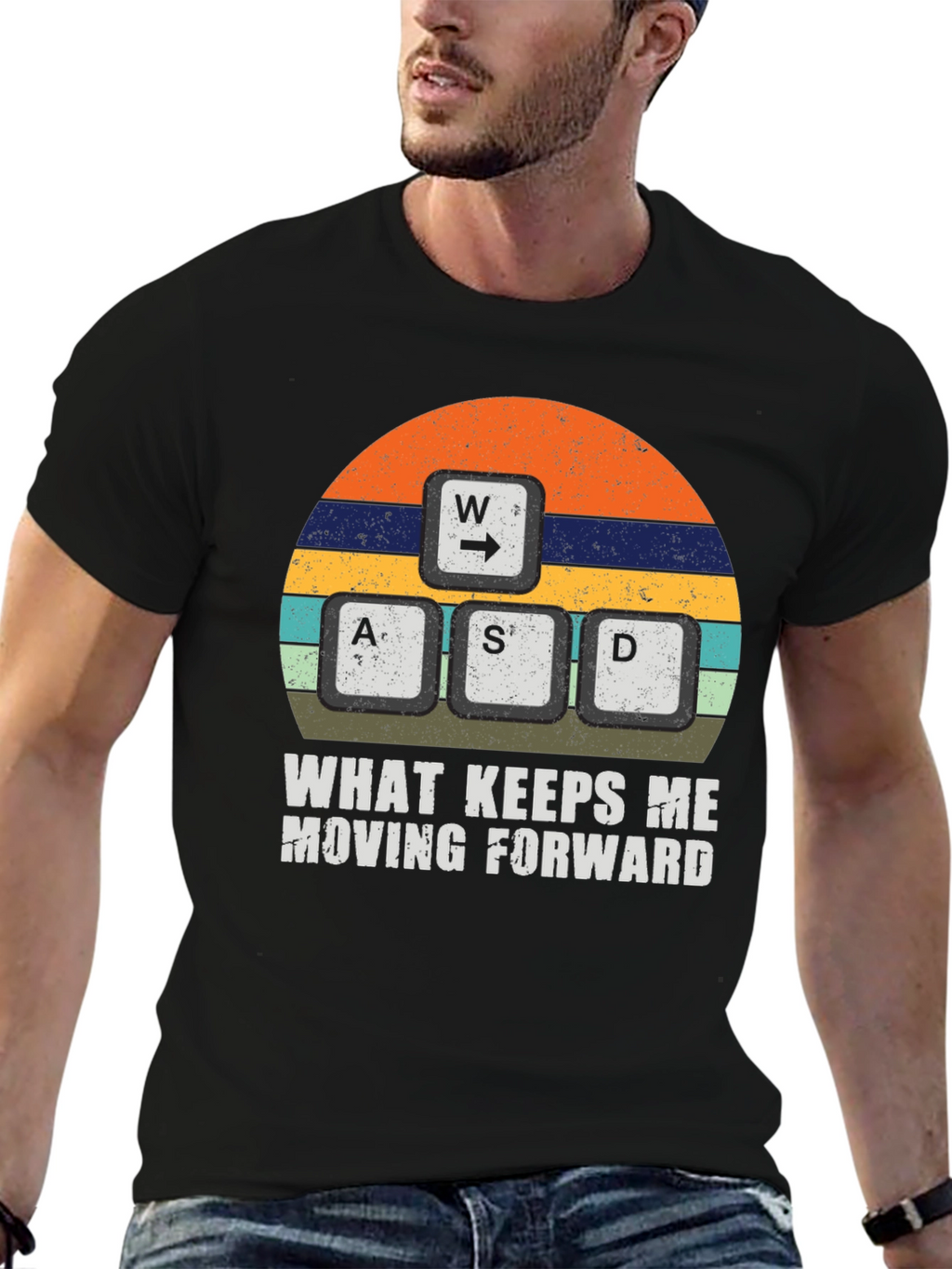 Gamer W A S D Keys T-Shirt