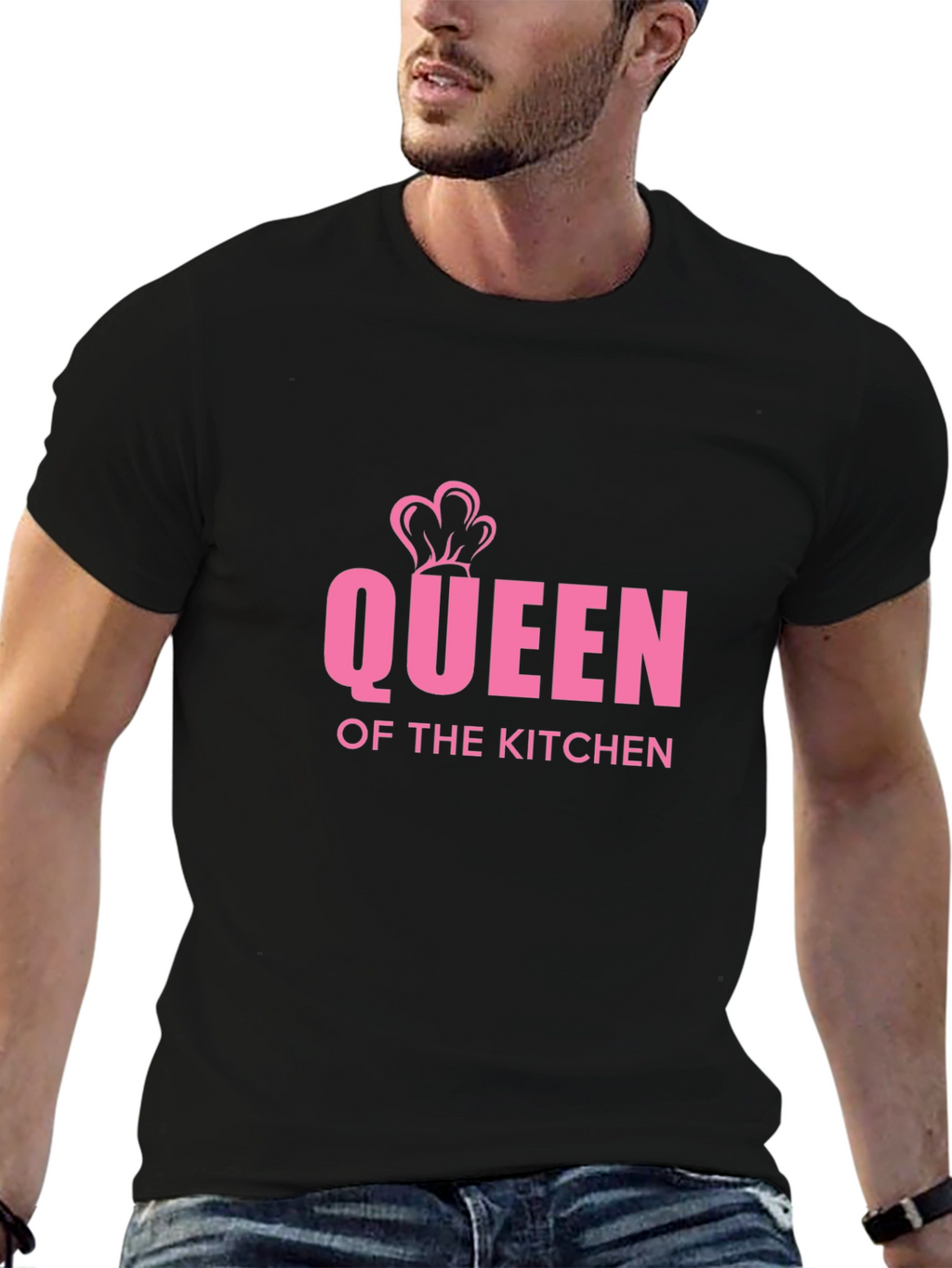 Queen of the Kitchen Black T-Shirt