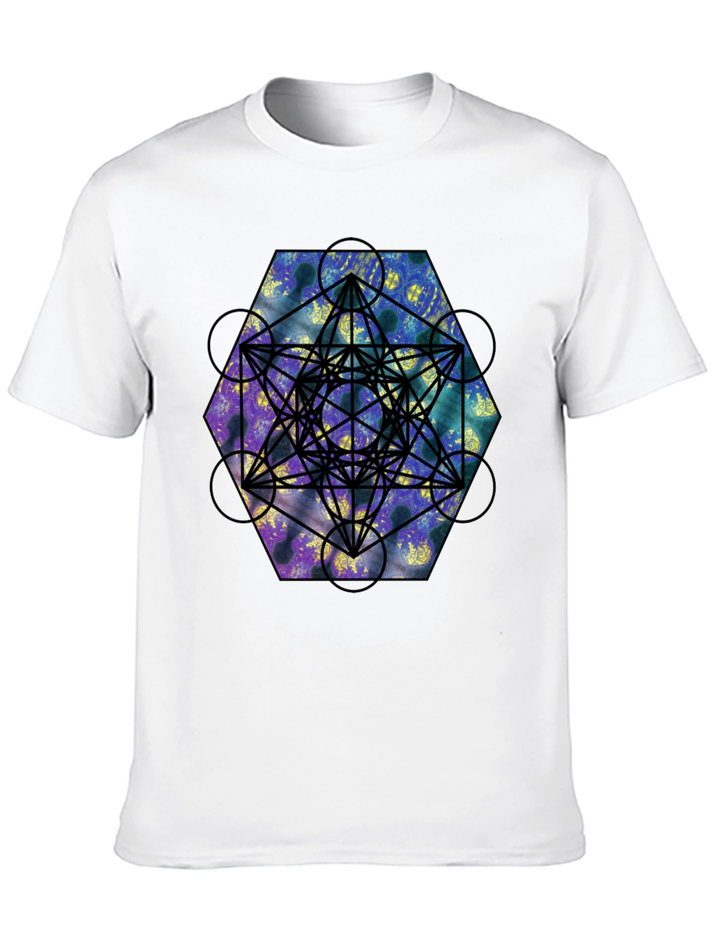 Geometric Metatrons Cube T-Shirt
