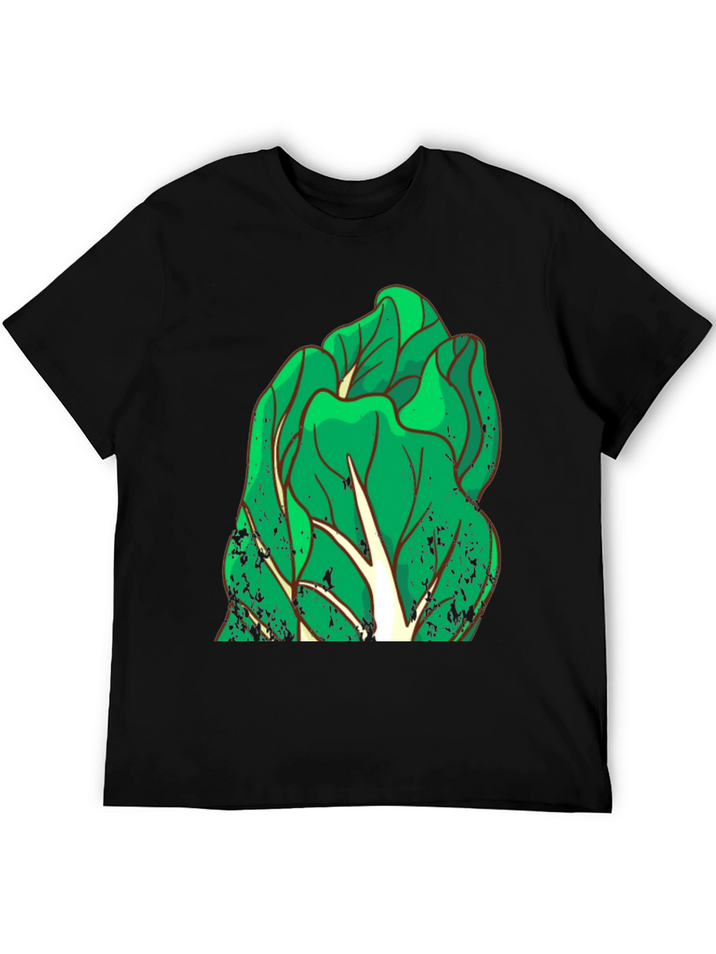 Leafy Green Graphic Tee - Unique Vegetable T-Shirt