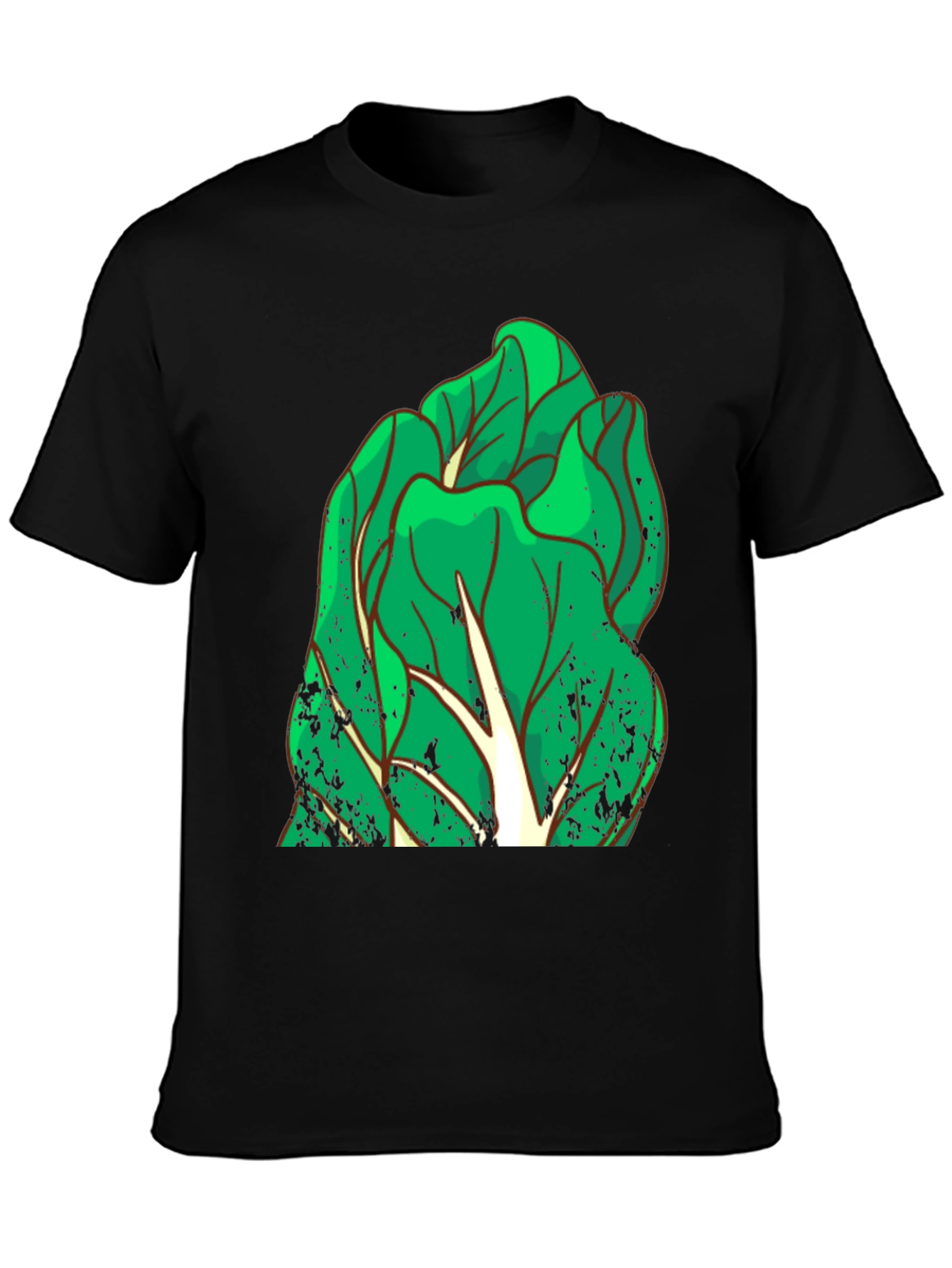 Leafy Green Graphic Tee - Unique Vegetable T-Shirt