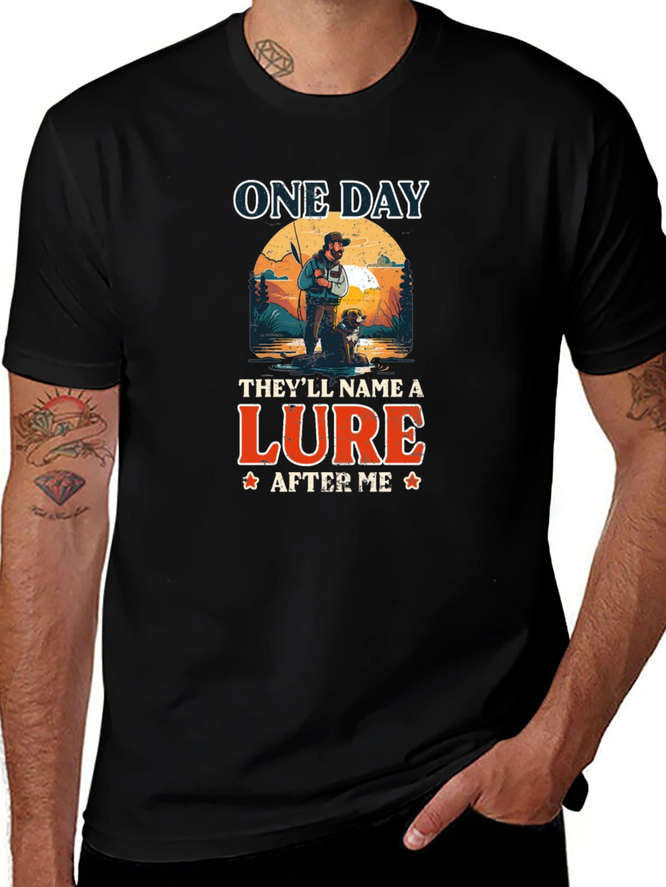 One Day Lure Fishing T-Shirt