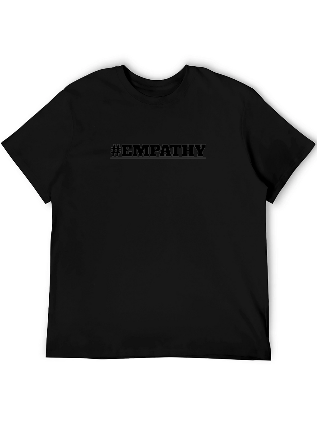 #Empathy Graphic T-Shirt - Black