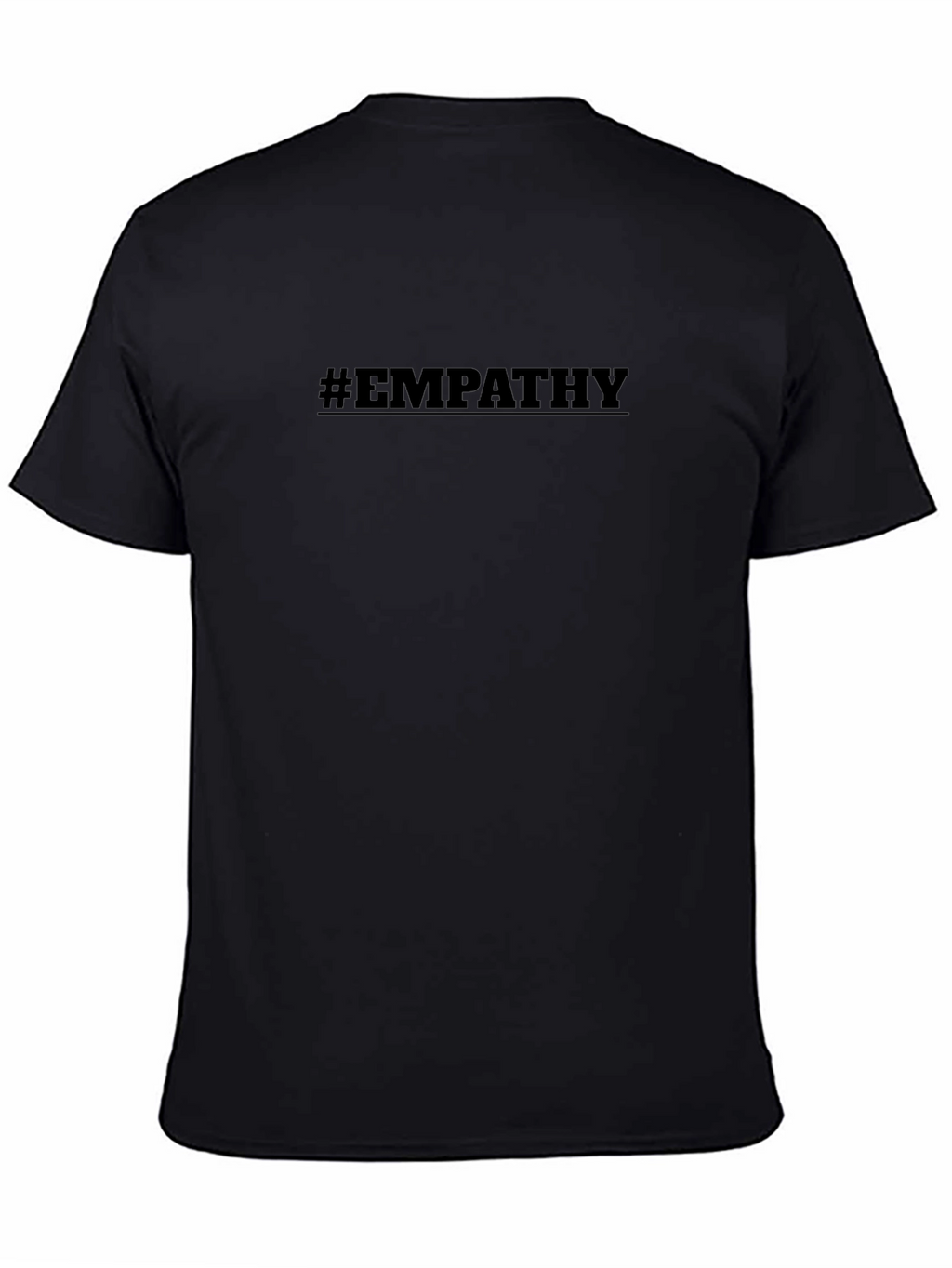 #Empathy Graphic T-Shirt - Black