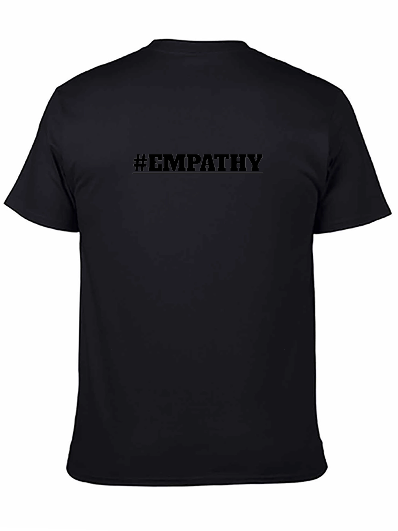 #Empathy Graphic T-Shirt - Black