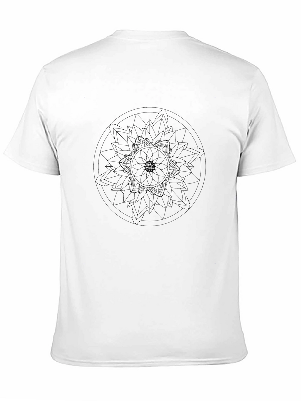 Mens Mandala Graphic Print T-Shirt