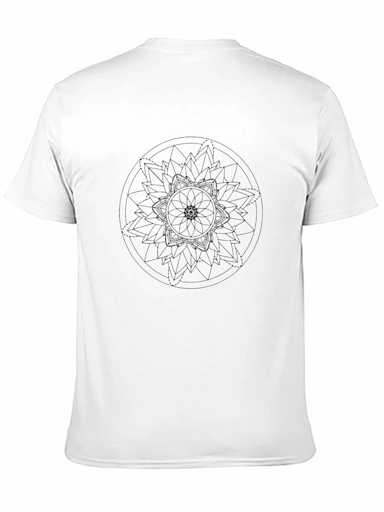 Mens Mandala Graphic Print T-Shirt
