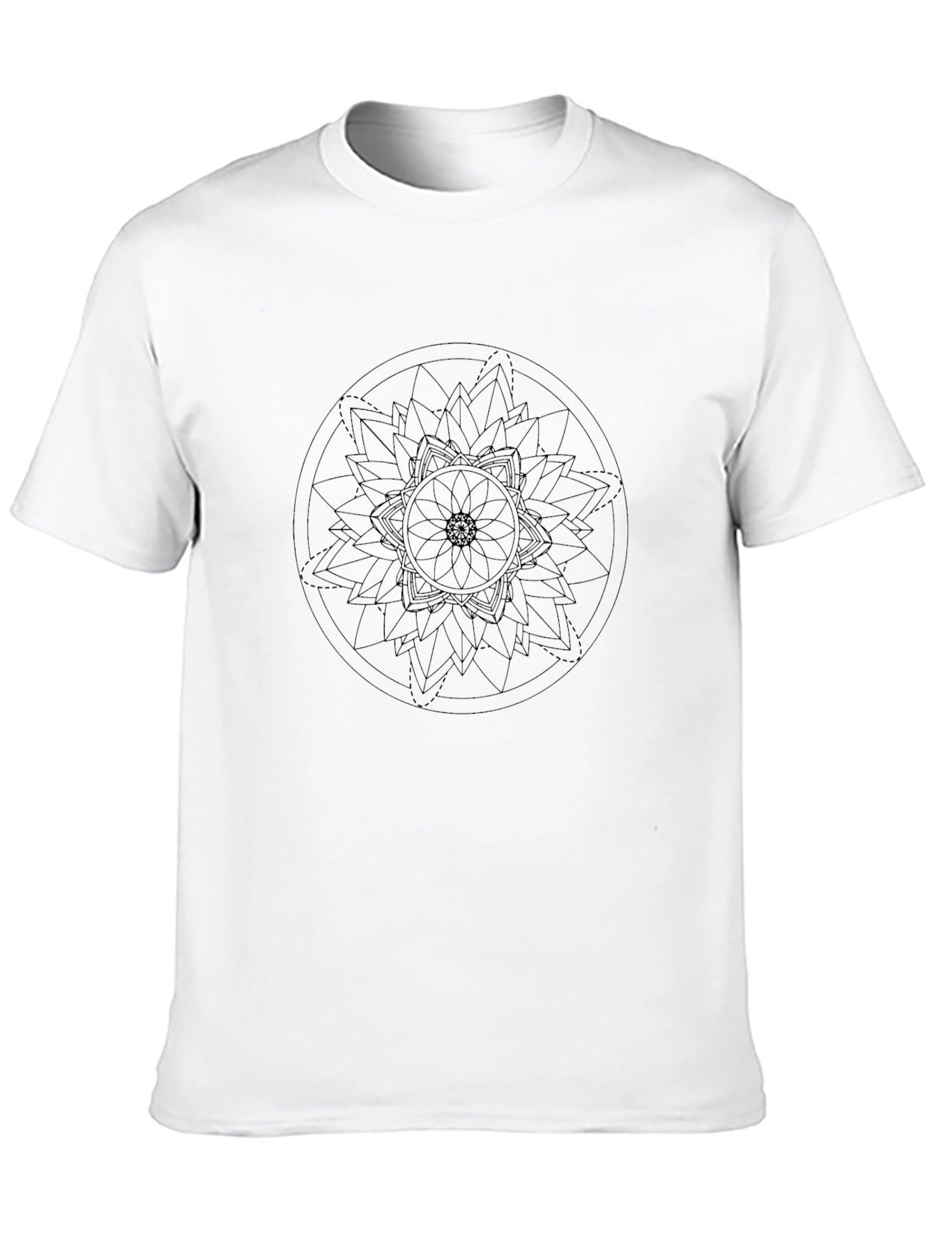 Mens Mandala Graphic Print T-Shirt
