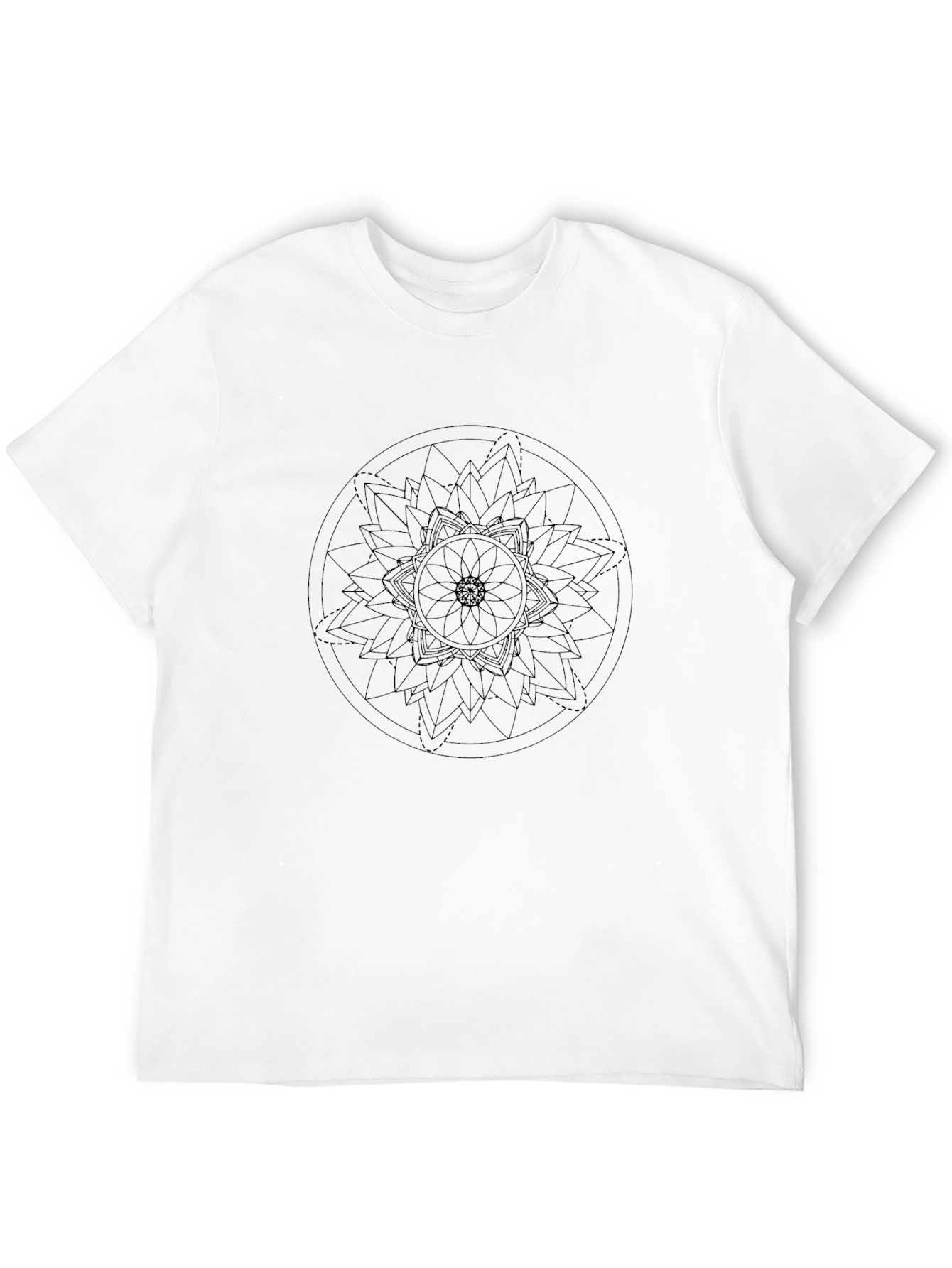 Mens Mandala Graphic Print T-Shirt