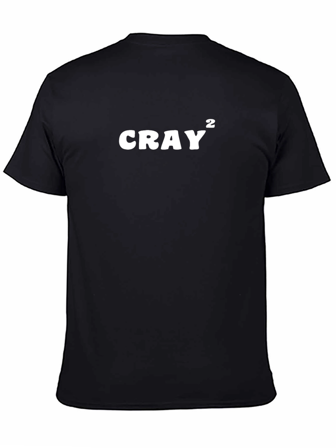 CRAY² Graphic Tee - Classic Black Cotton T-Shirt
