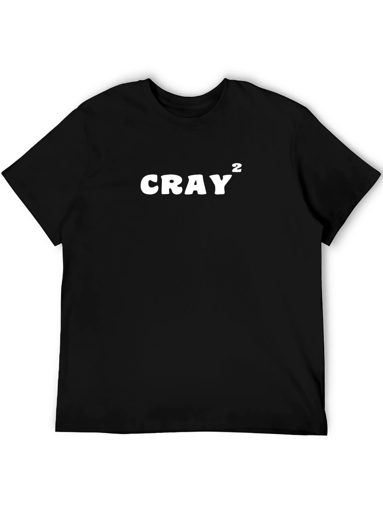 CRAY² Graphic Tee - Classic Black Cotton T-Shirt