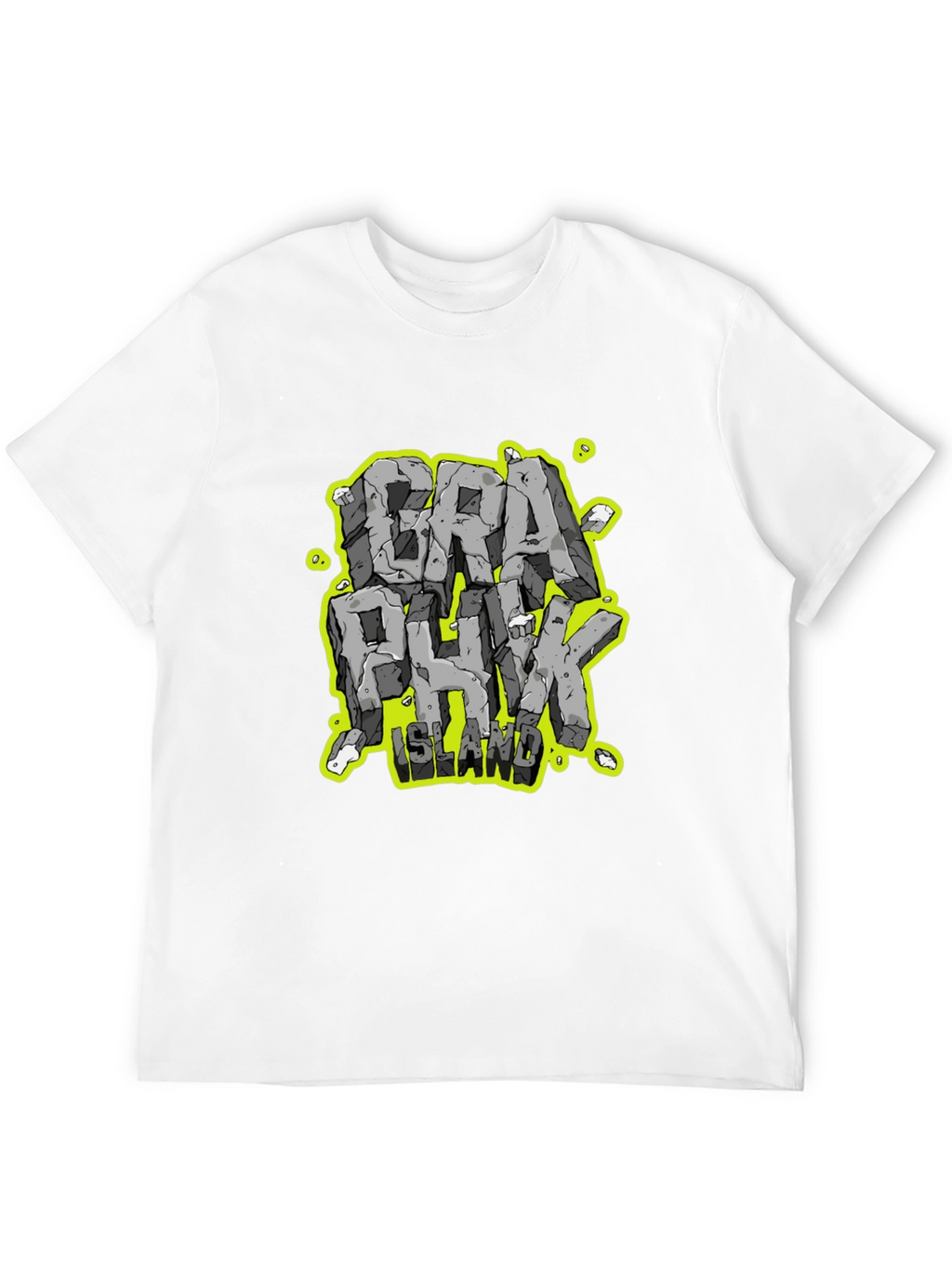 Graphunk Island Graphic Print Black T-Shirt