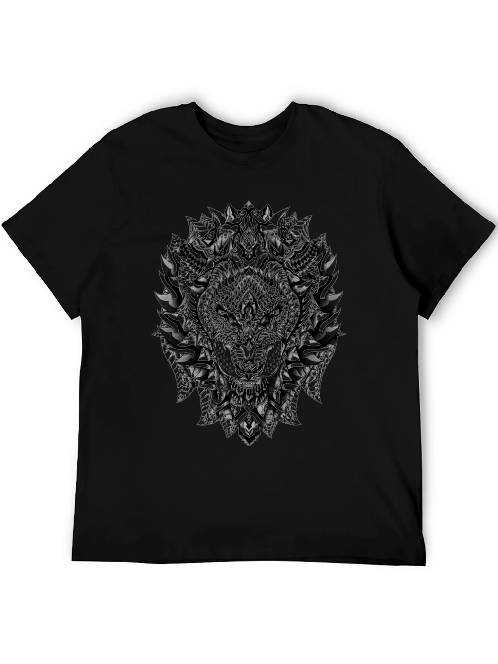 Dark Wolf Graphic Tee - Stylish Mens T-Shirt