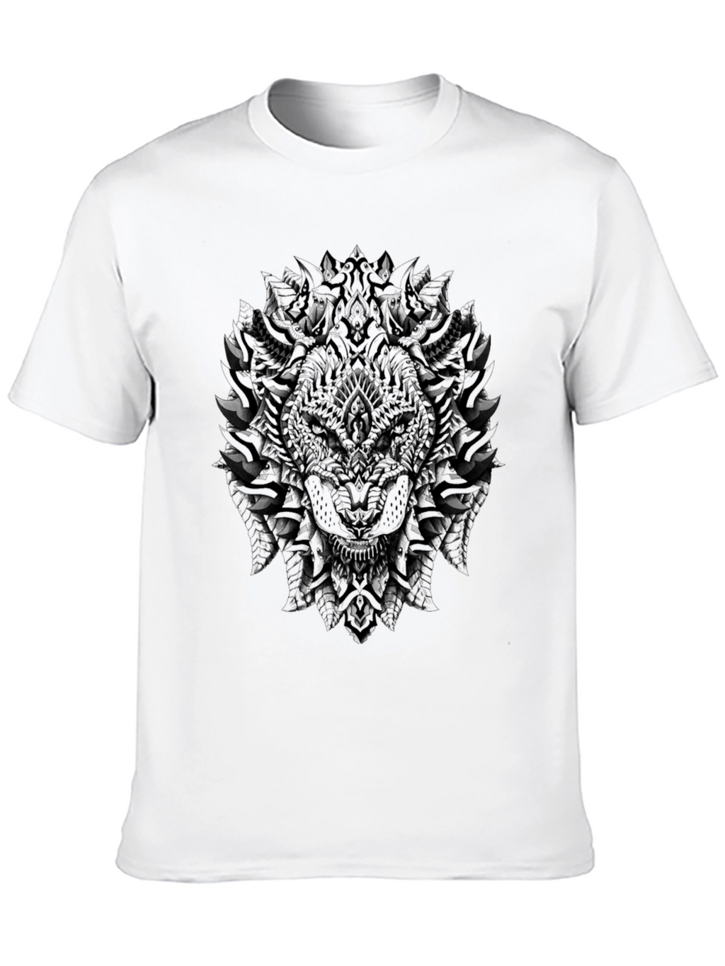 Dark Wolf Graphic Tee - Stylish Mens T-Shirt