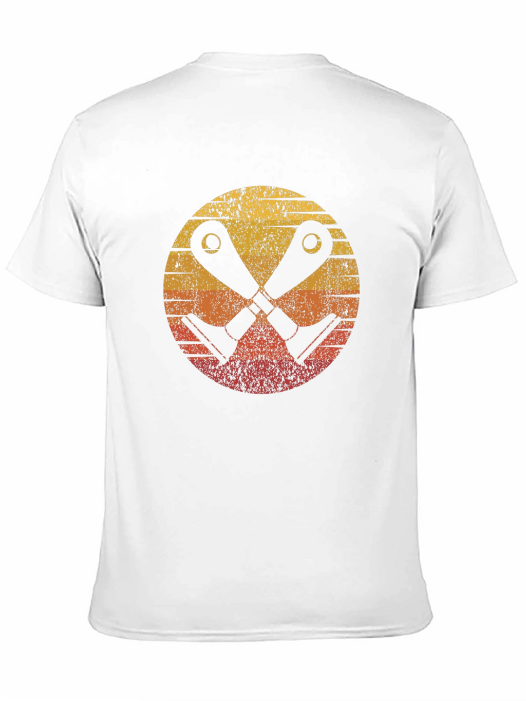 Retro Sunset Crossed Binoculars Graphic Tee