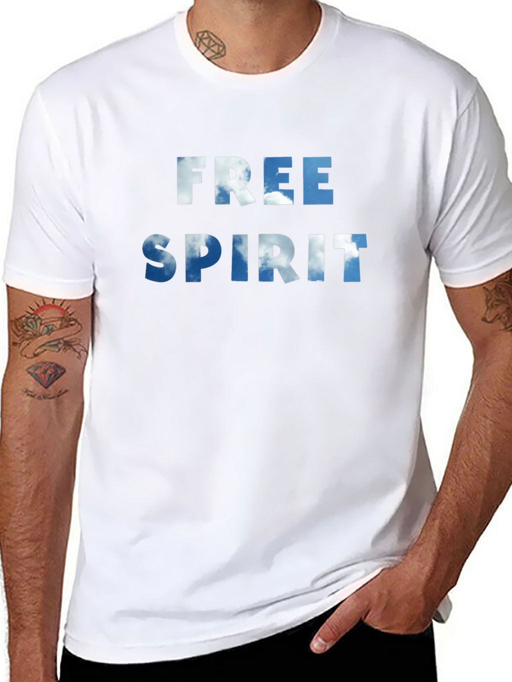 Free Spirit Cloud Graphic T-Shirt