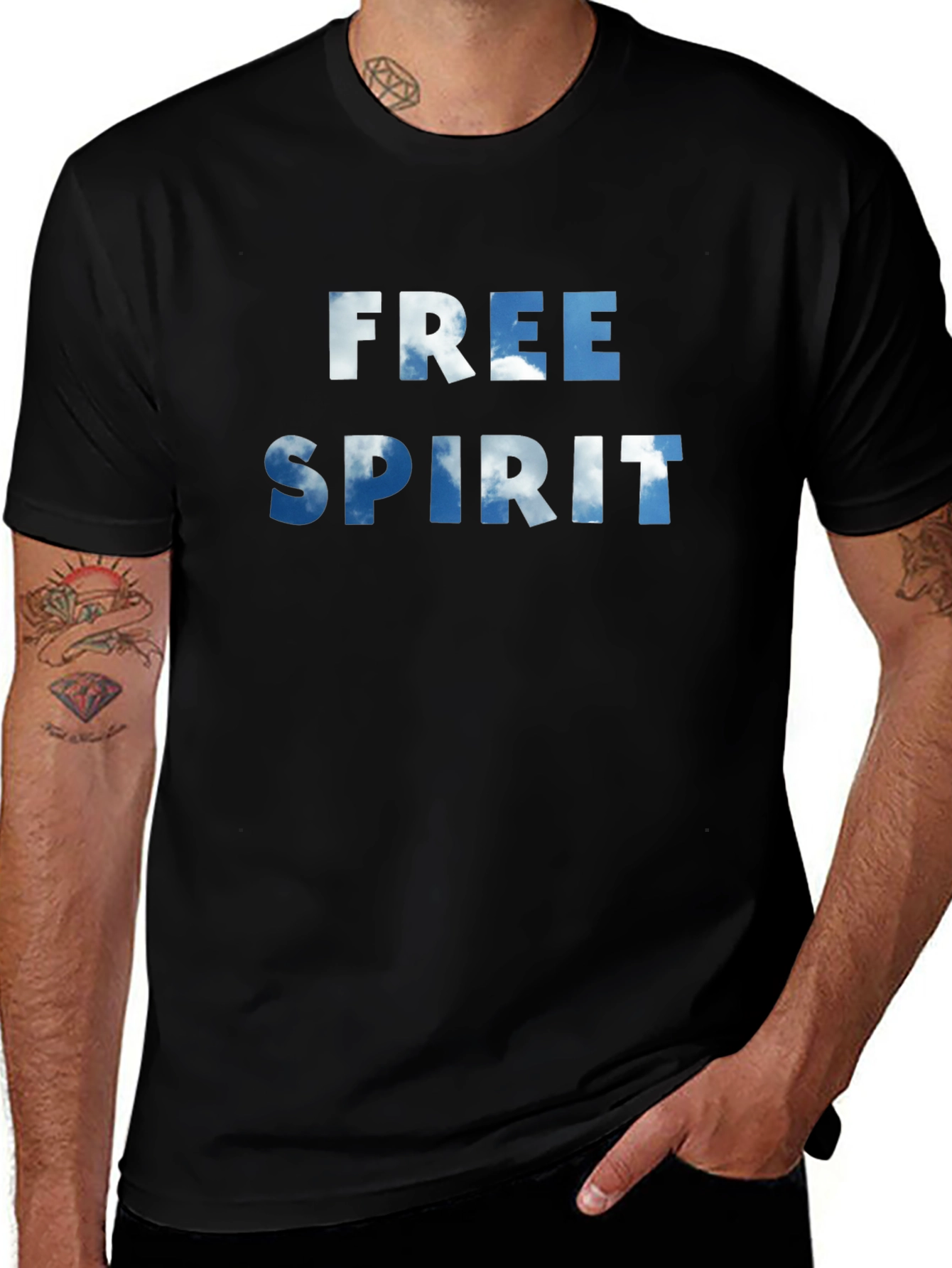 Free Spirit Cloud Graphic T-Shirt