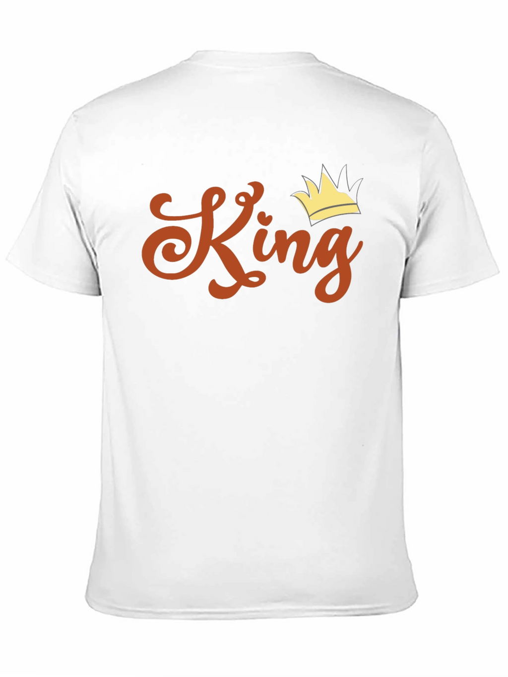 King Crown Graphic Print Black T-Shirt