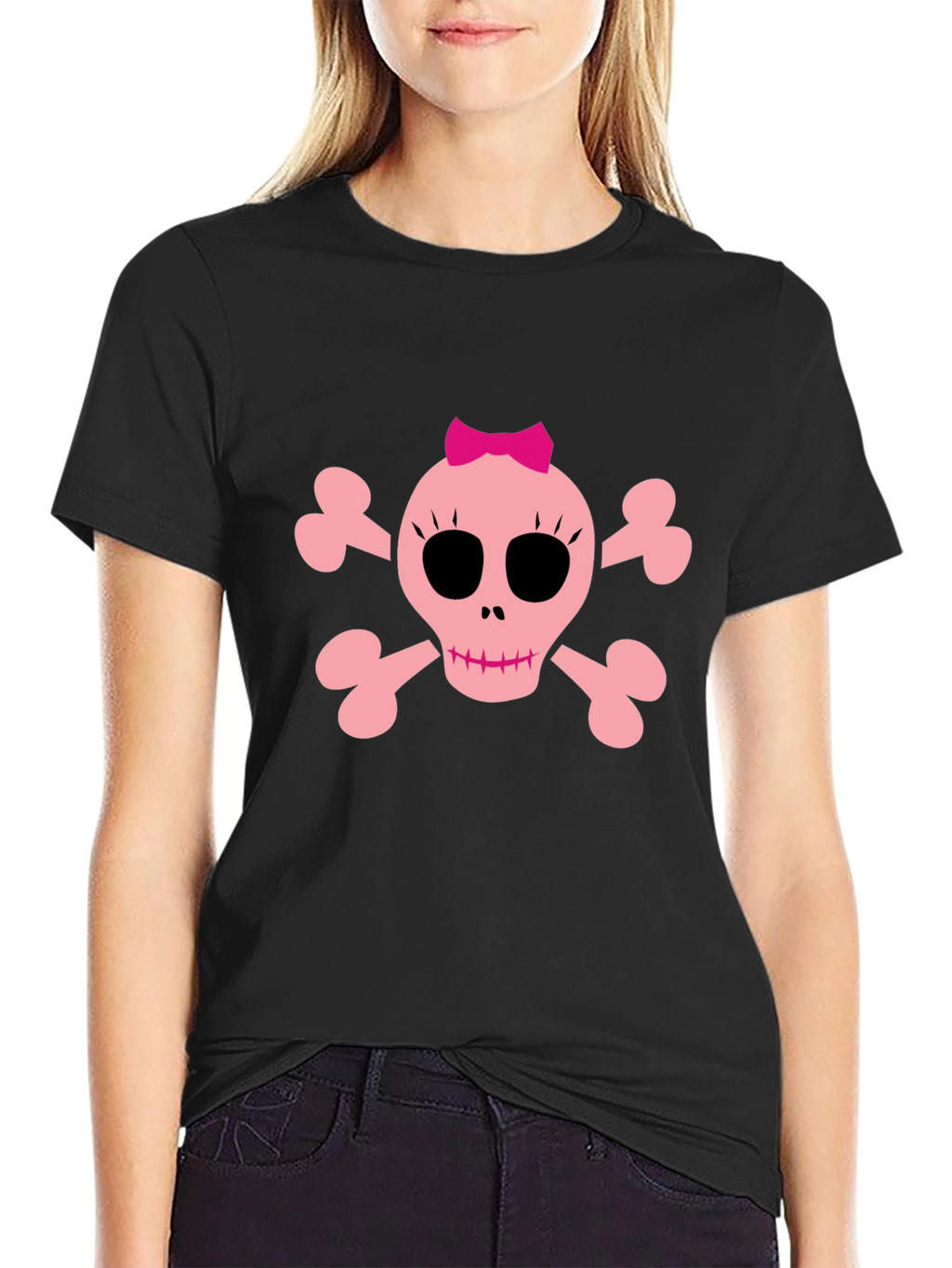 Cute Skull & Crossbones Graphic Tee