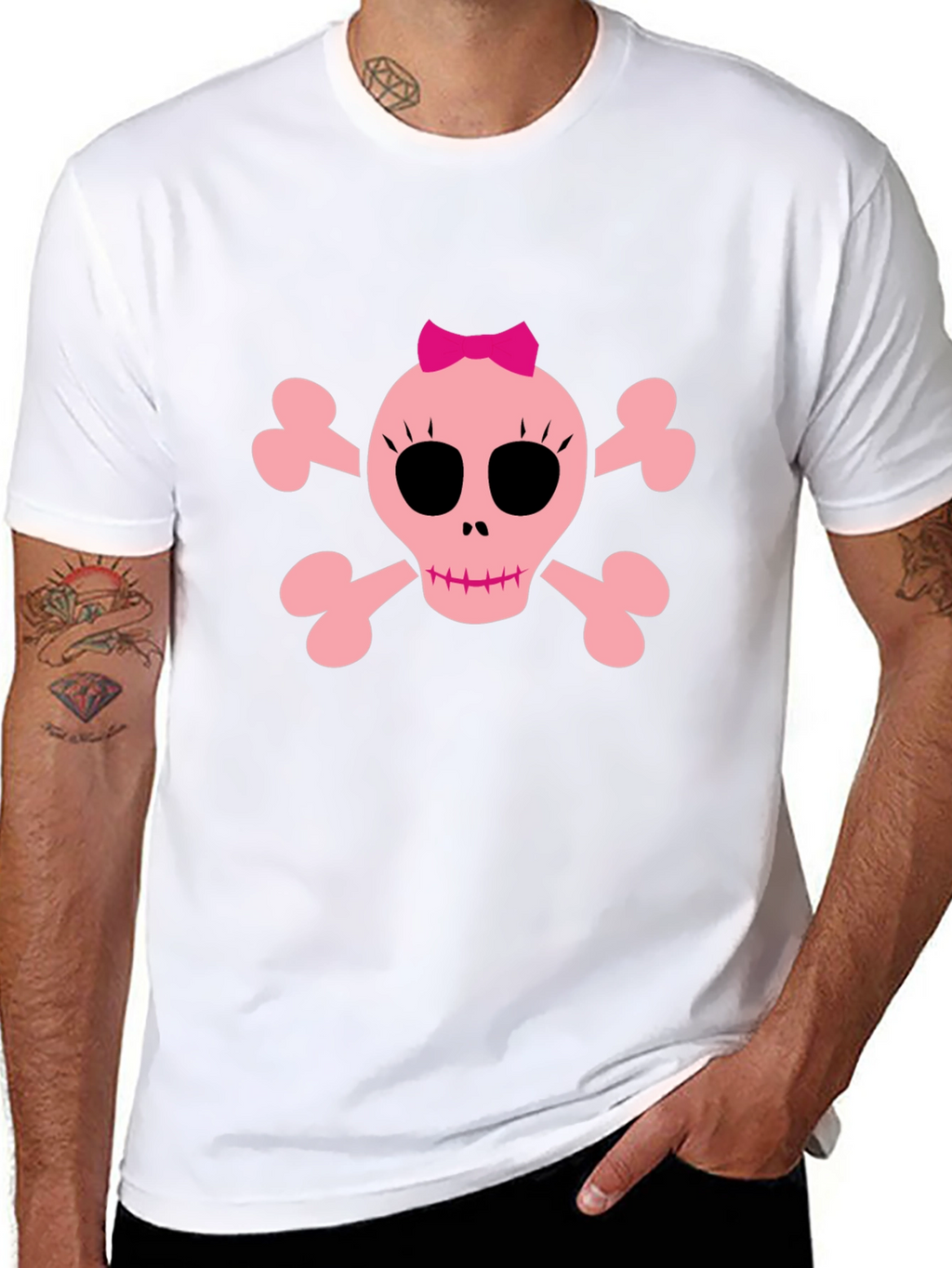 Cute Skull & Crossbones Graphic Tee
