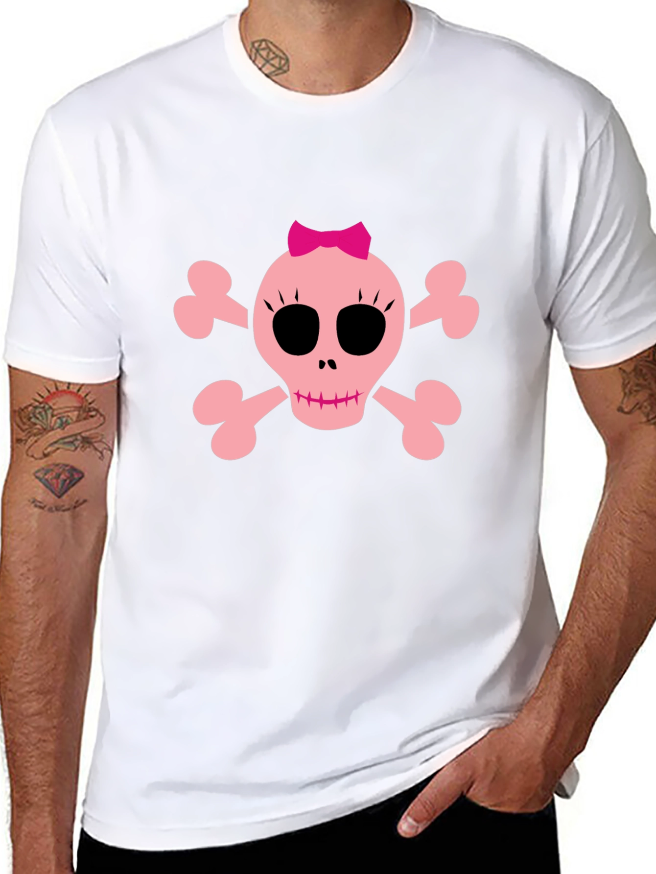 Cute Skull & Crossbones Graphic Tee