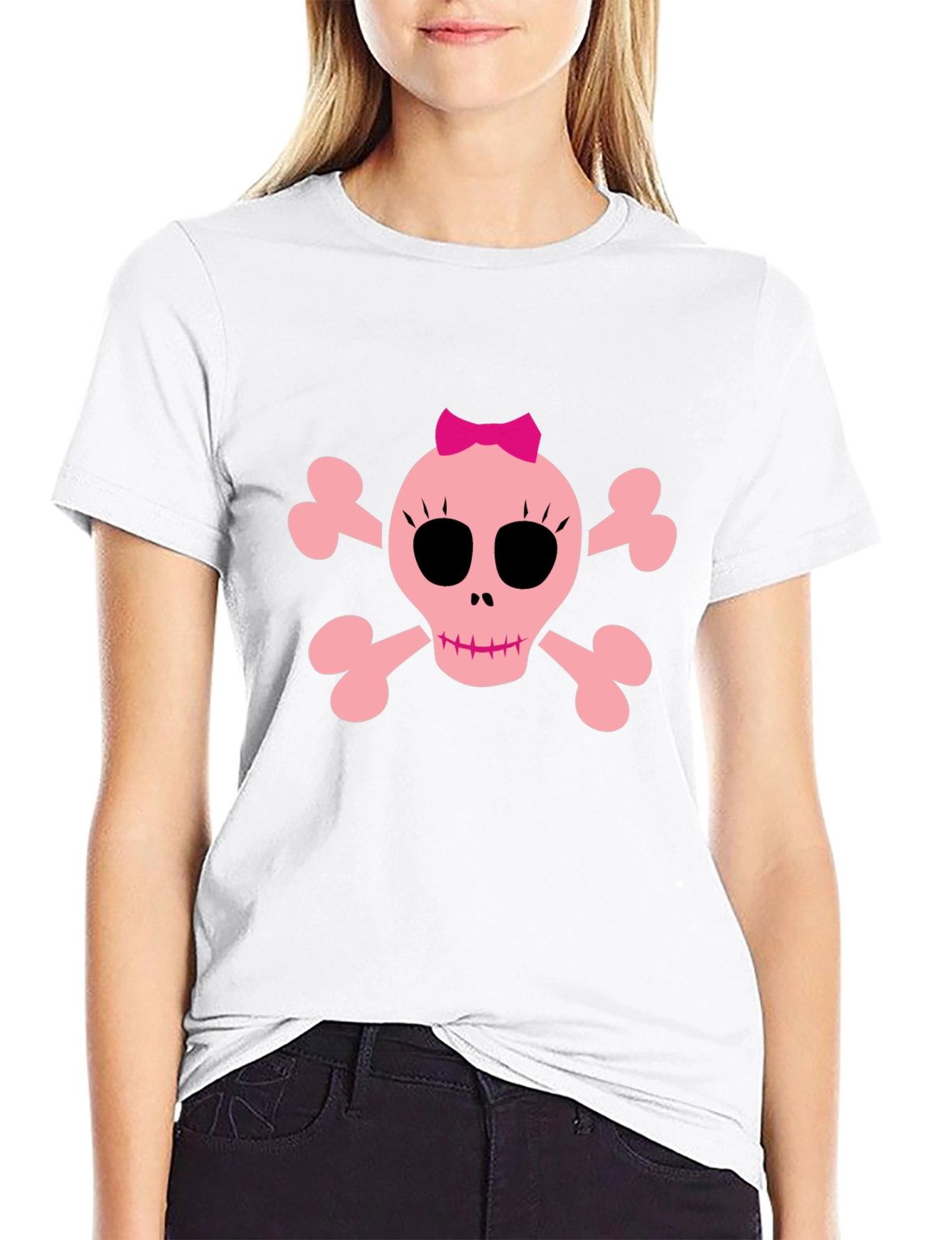 Cute Skull & Crossbones Graphic Tee