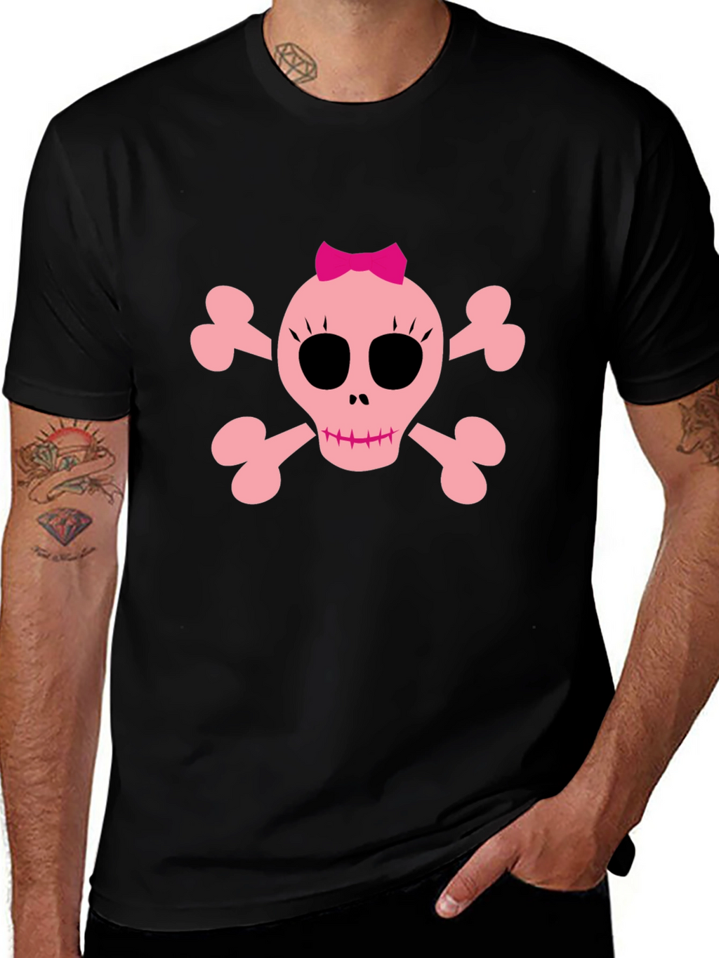Cute Skull & Crossbones Graphic Tee