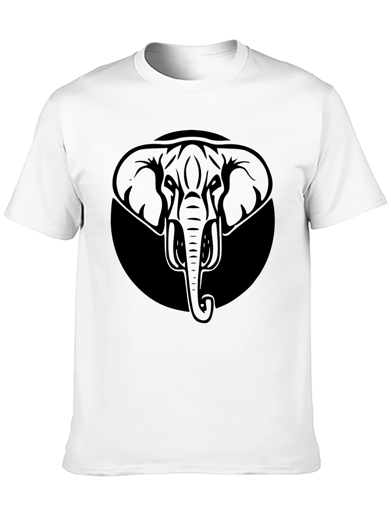Elephant Graphic T-Shirt - Black