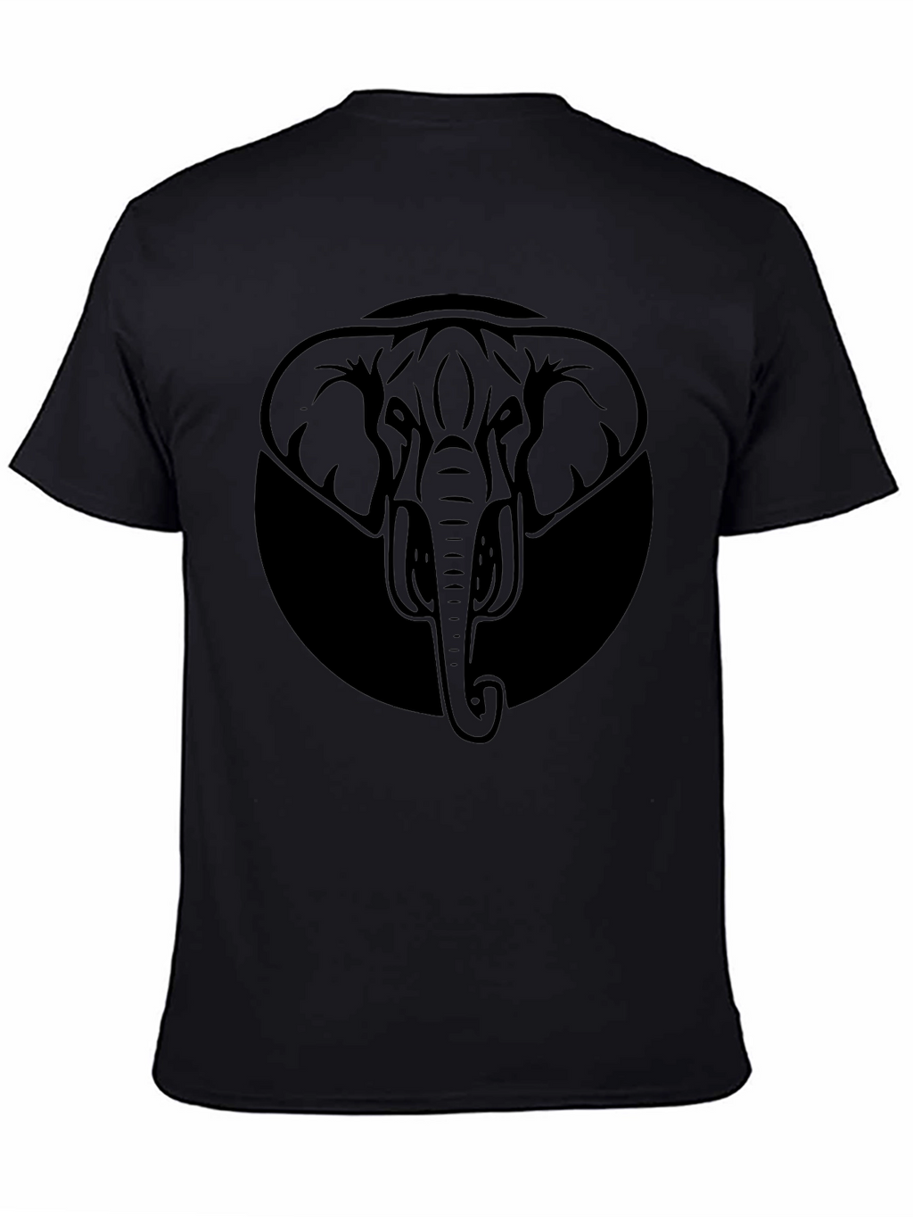 Elephant Graphic T-Shirt - Black