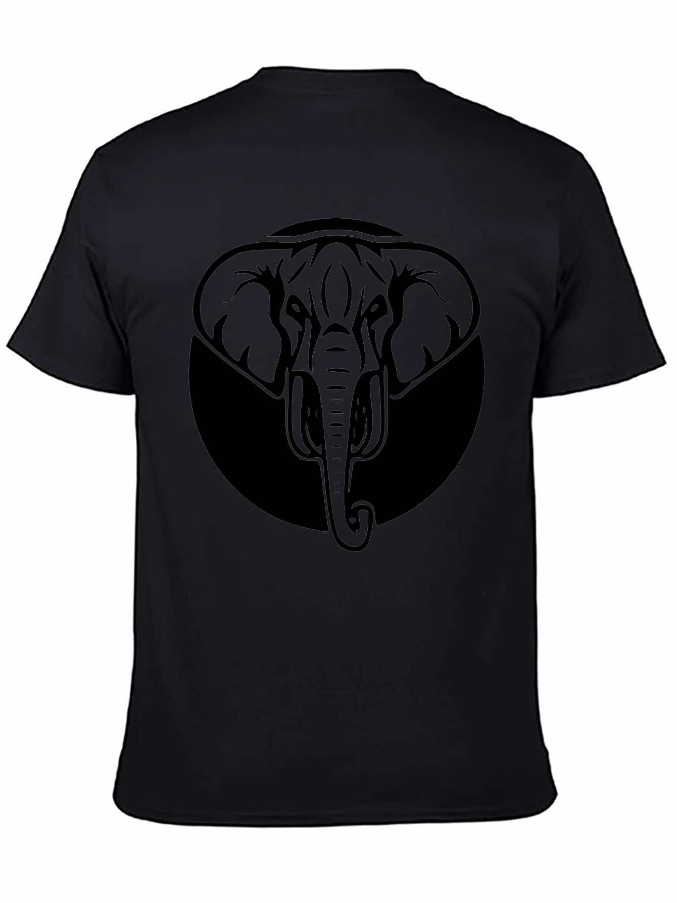 Elephant Graphic T-Shirt - Black