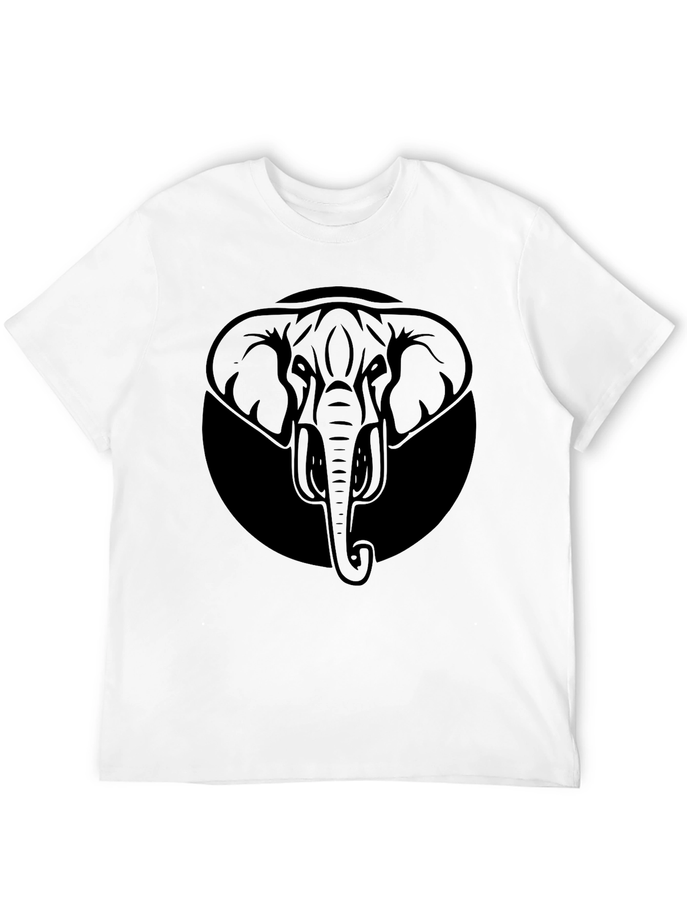 Elephant Graphic T-Shirt - Black
