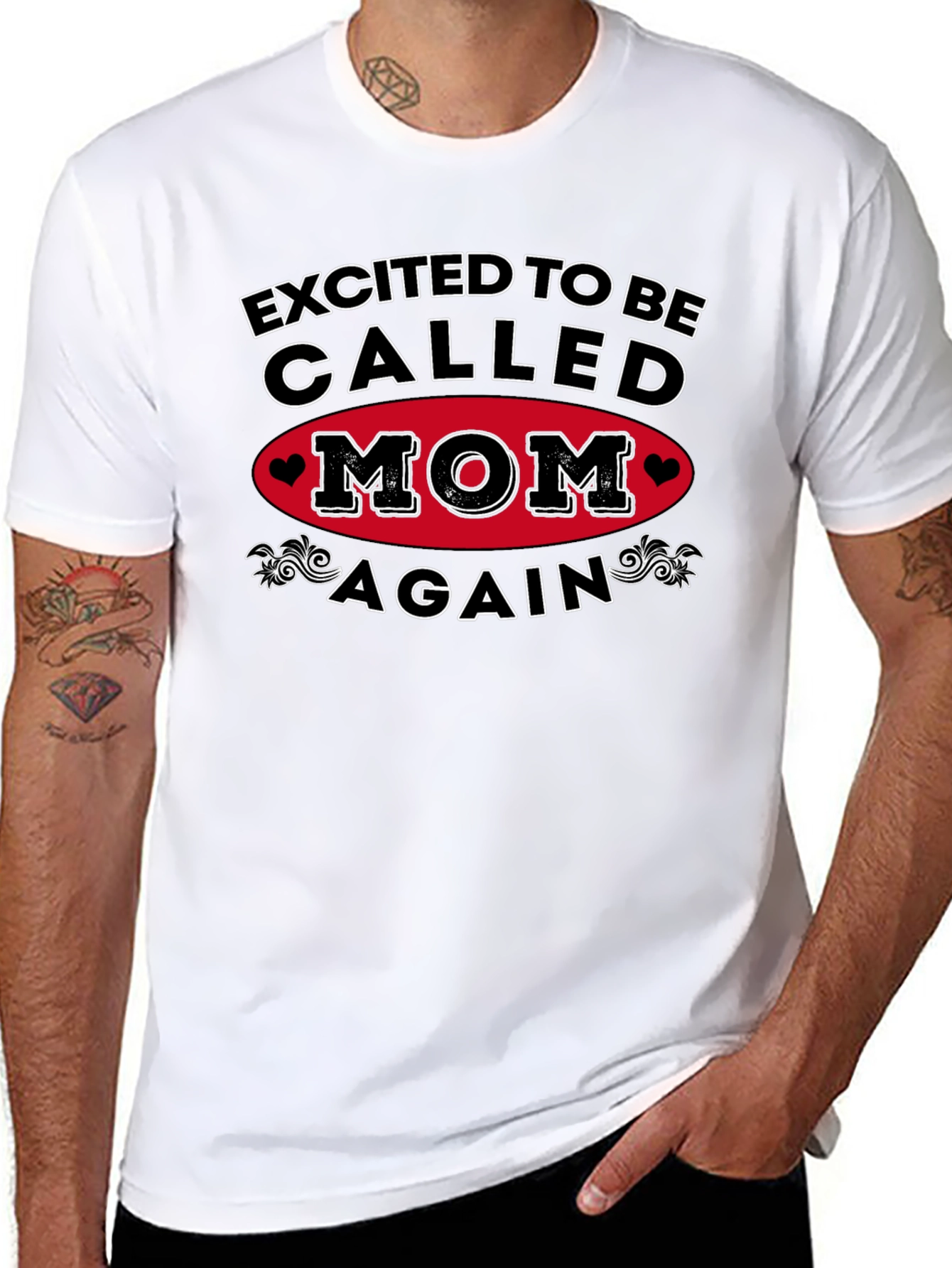 Excited To Be Called Mom Again T-Shirt