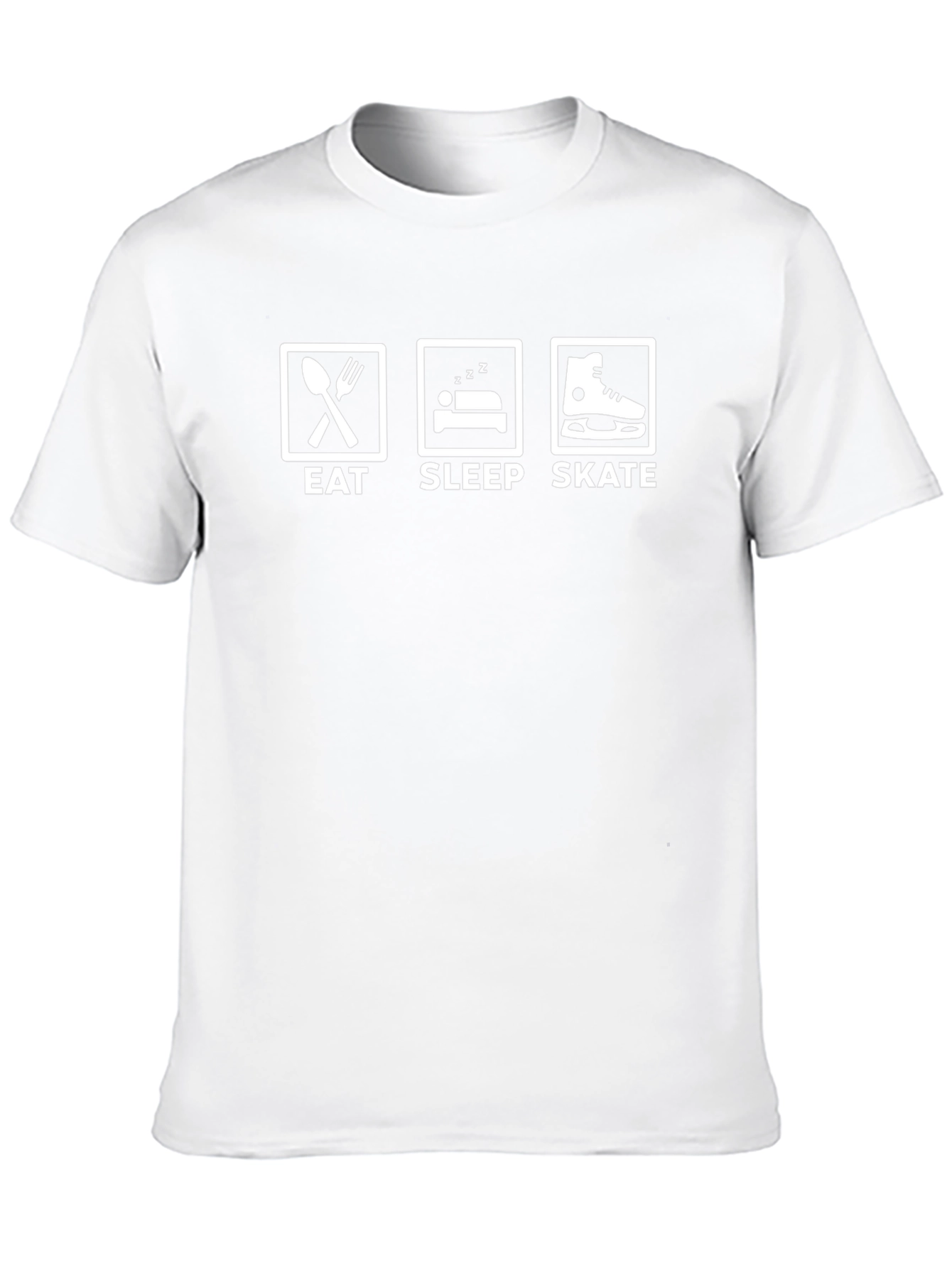 Eat Sleep Skate T-Shirt - Black Graphic Tee