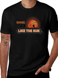 Basketball Sun Graphic Tee - Play To Shine