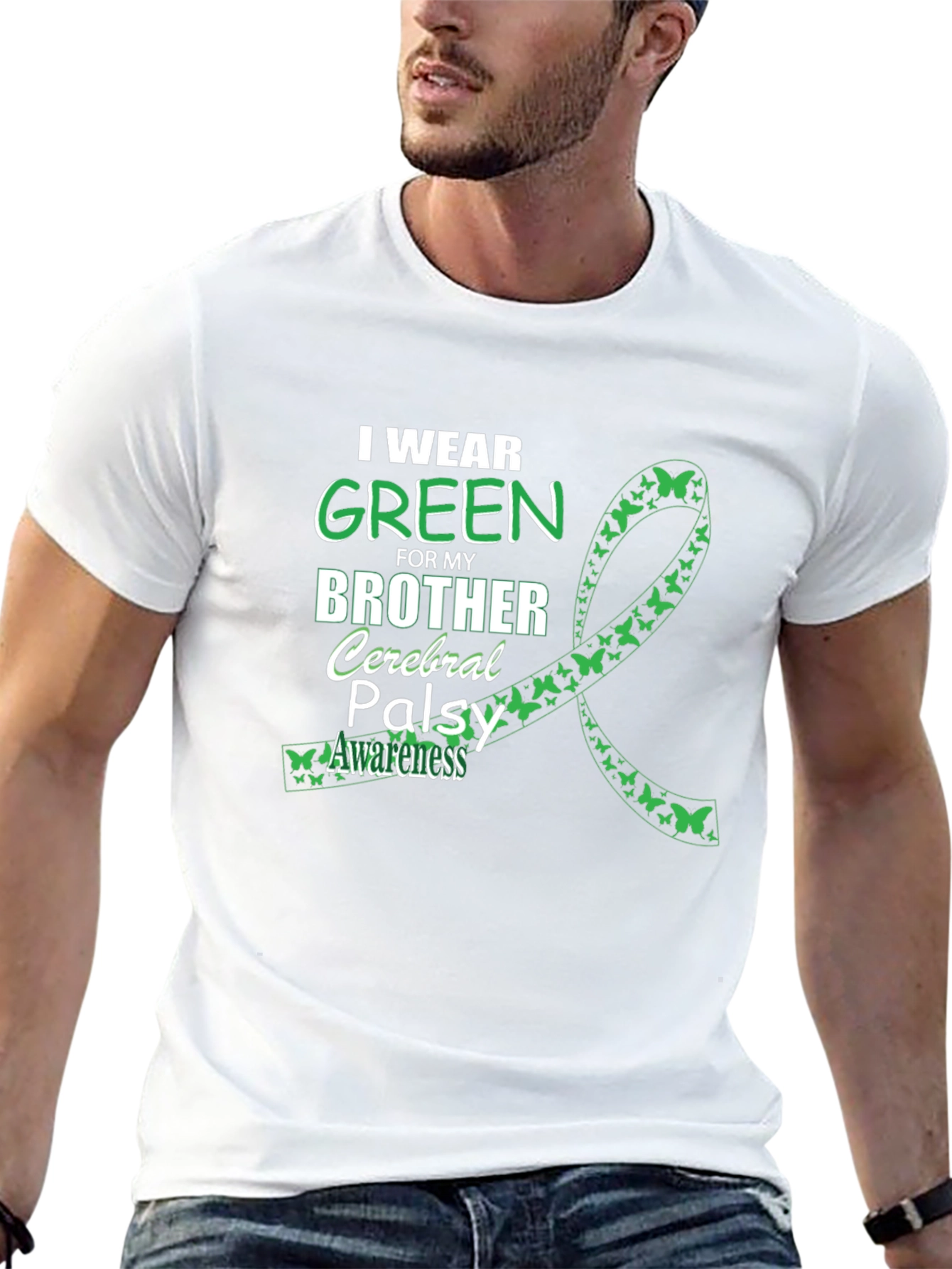 Green Brother Cerebral Palsy Awareness T-Shirt