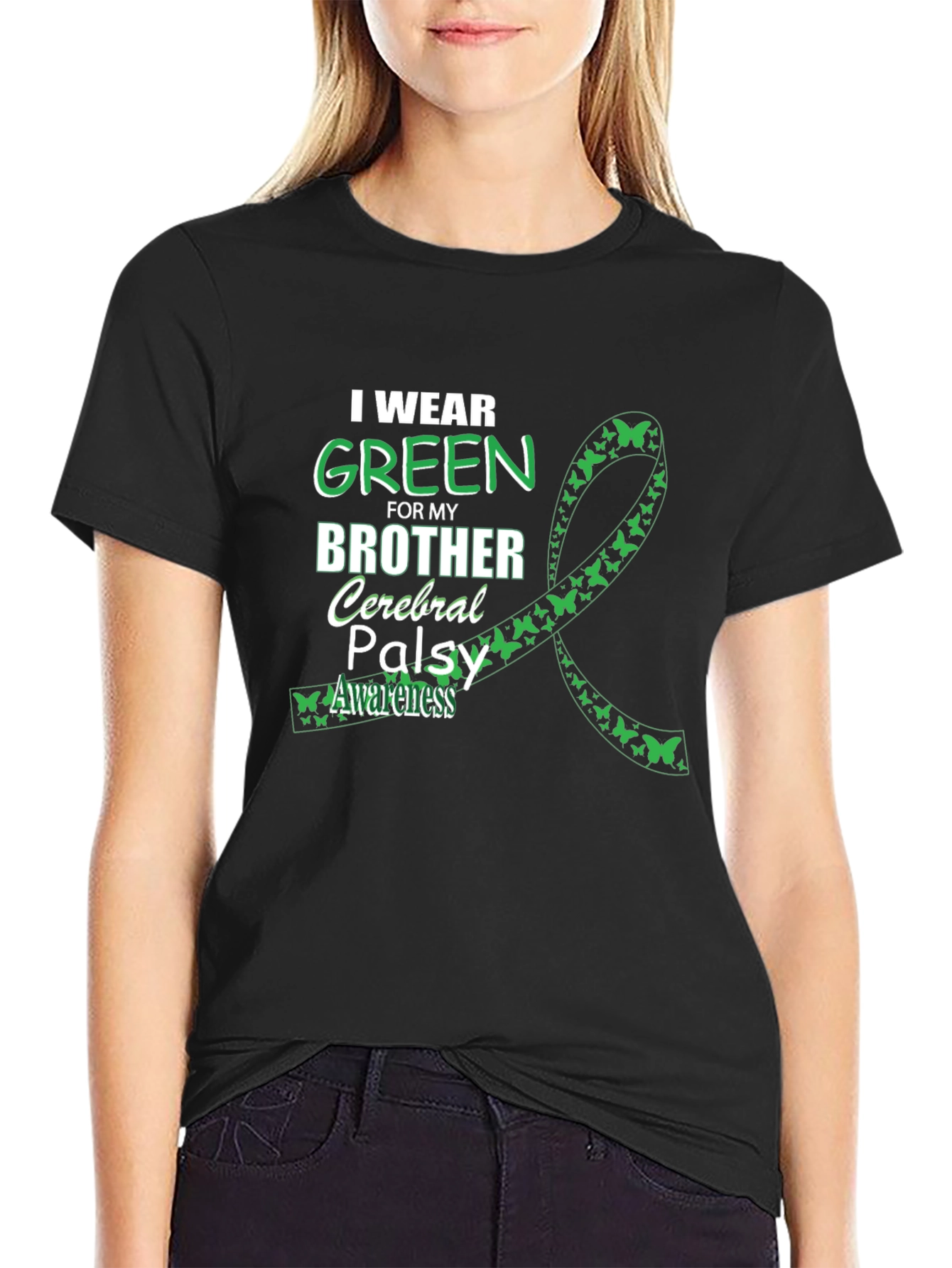 Green Brother Cerebral Palsy Awareness T-Shirt