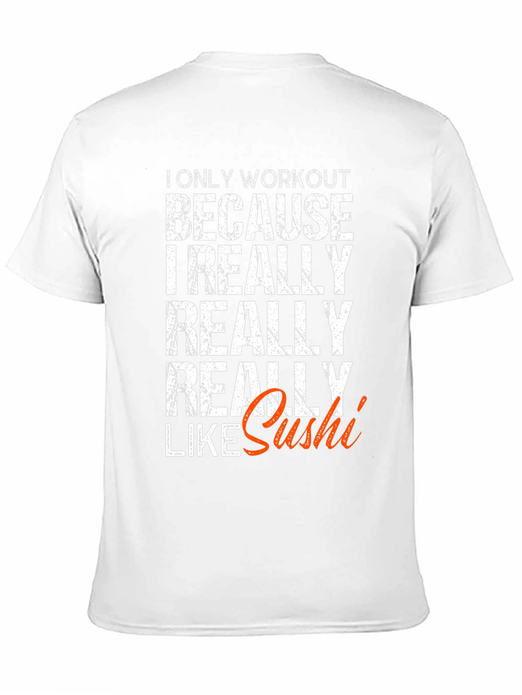 Sushi Lover Workout T-Shirt - Funny Gym Tee