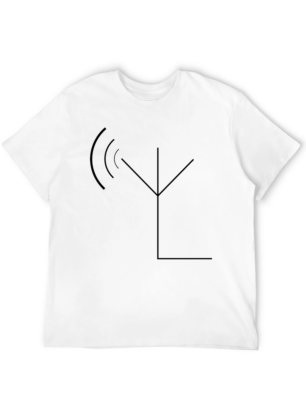 Antenna Graphic Black T-Shirt